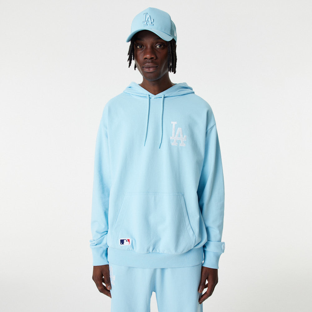 Los Angeles Dodgers League Essential Oversized Hoodie - Carolina Blue
