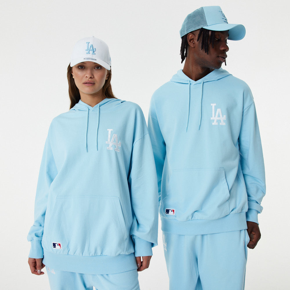 Los Angeles Dodgers League Essential Oversized Hoodie - Carolina Blue