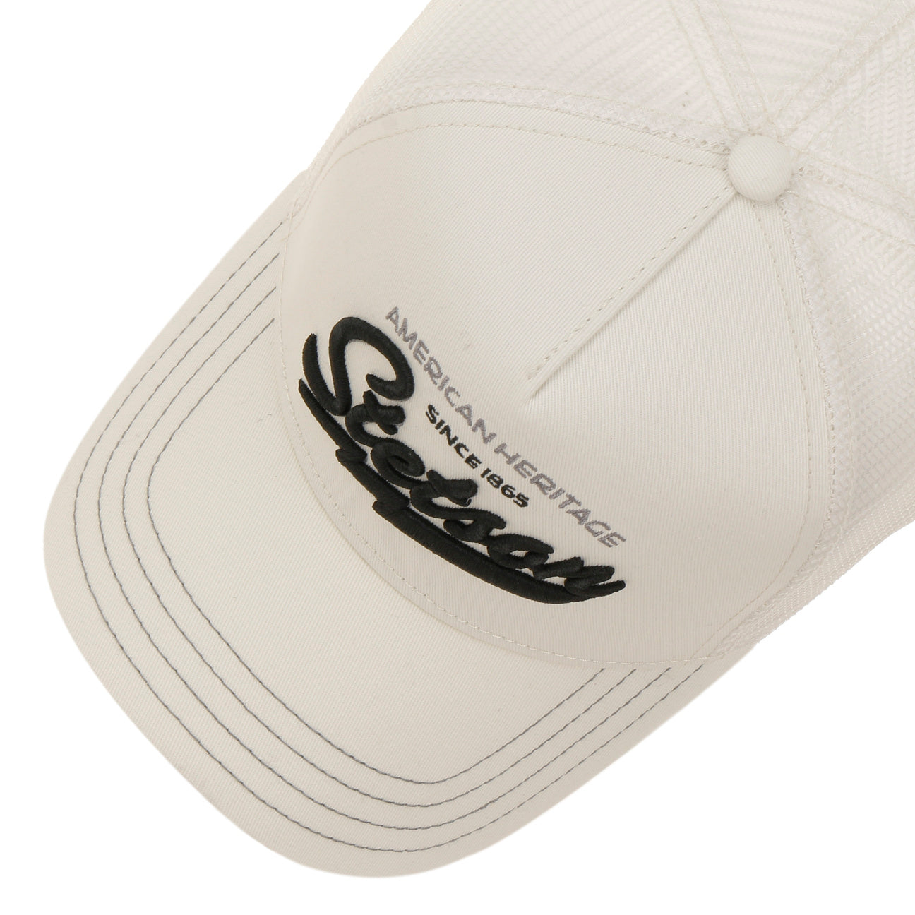 Stetson American Heritage Classic Trucker Cap - Off White Hot på udsalg