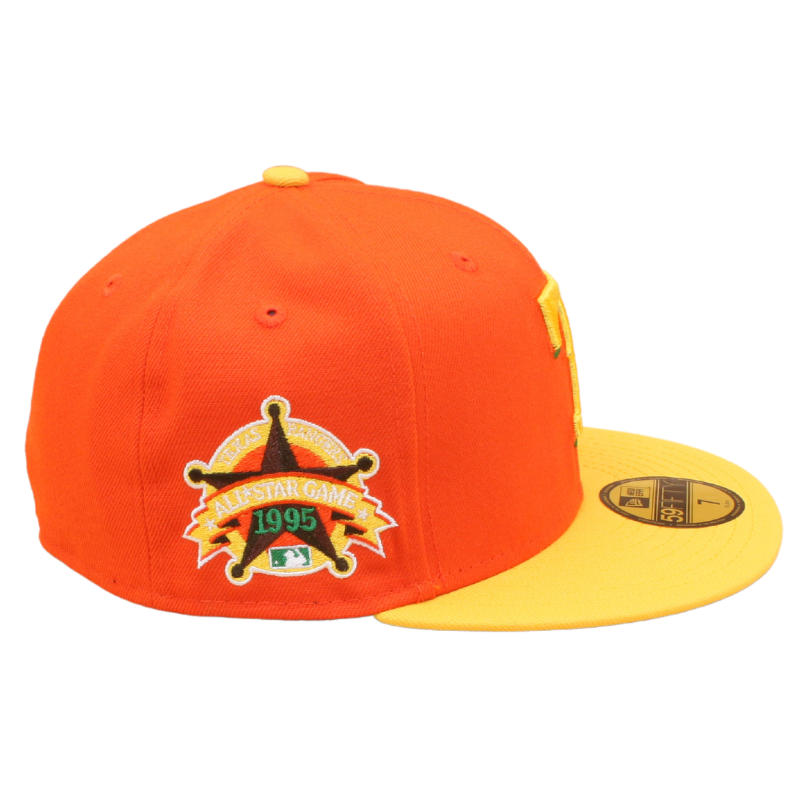 Texas Rangers Cooperstown 59Fifty Fitted All Star Game 95 - Orange/Yellow