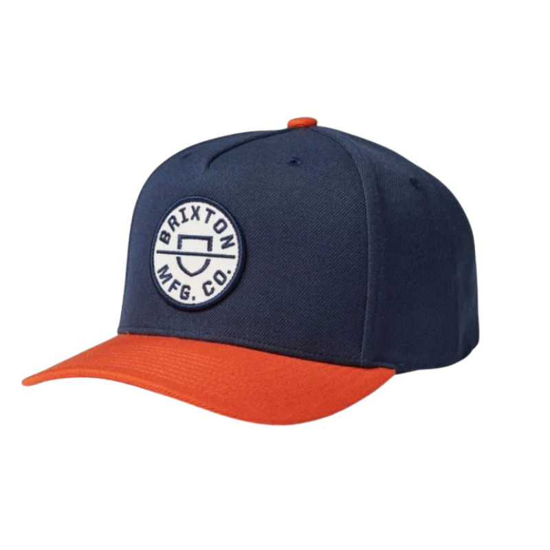 Crest C MP Snapback Cap - Navy/Orange Mode