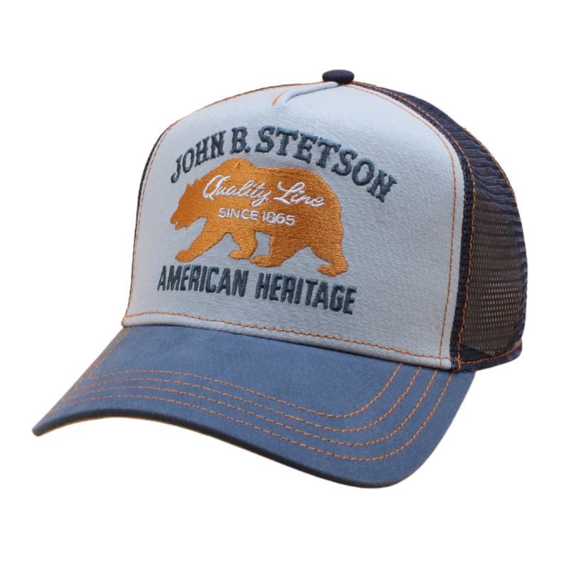 Stetson - Bear Trucker Cap - Blue Levere