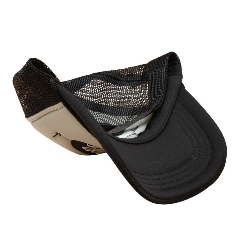 Black/Grey Sabochini - Stickman Logo Trucker Cap