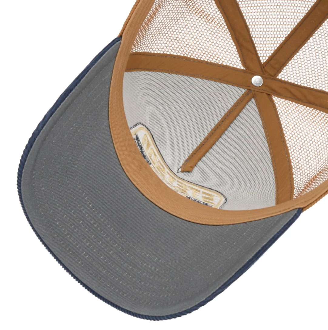 Stetson - Heavy Duty Trucker Cap - Grey/Blue/Brown