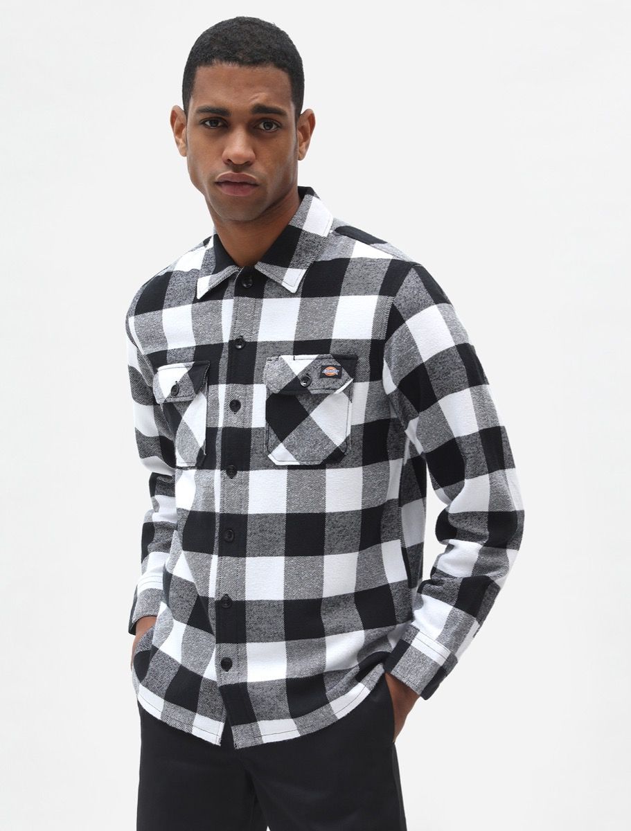 Dickies - New Sacramento Shirt - Sort/Hvid