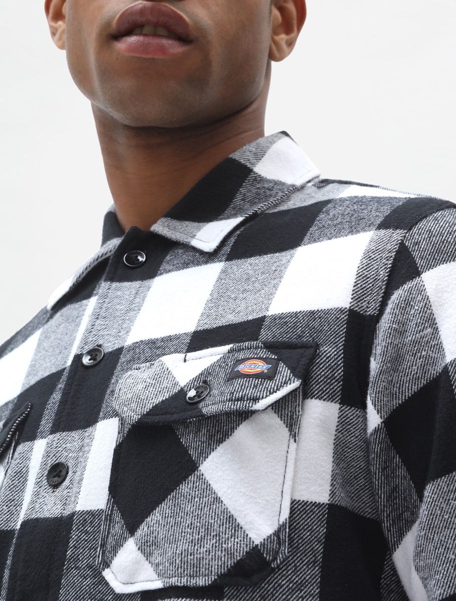 Dickies - New Sacramento Shirt - Sort/Hvid