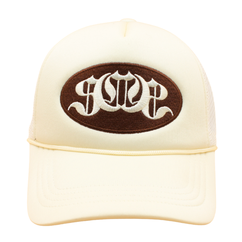Stone/Brown Sabochini - Logo Trucker Cap