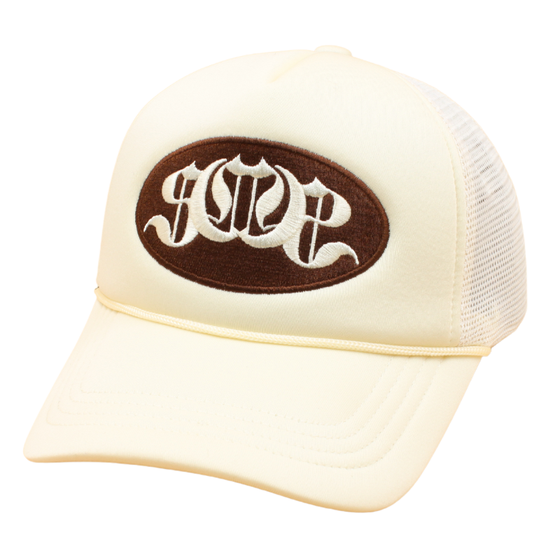 Stone/Brown Sabochini - Logo Trucker Cap
