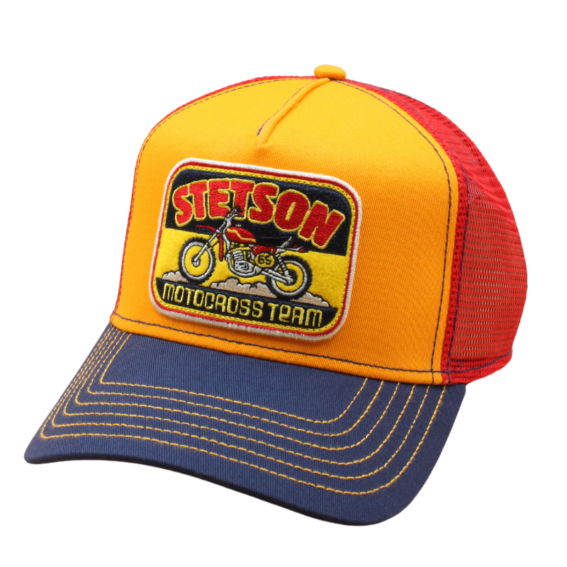 Stetson - Trucker Cap Motocross Team - Navy/Orange