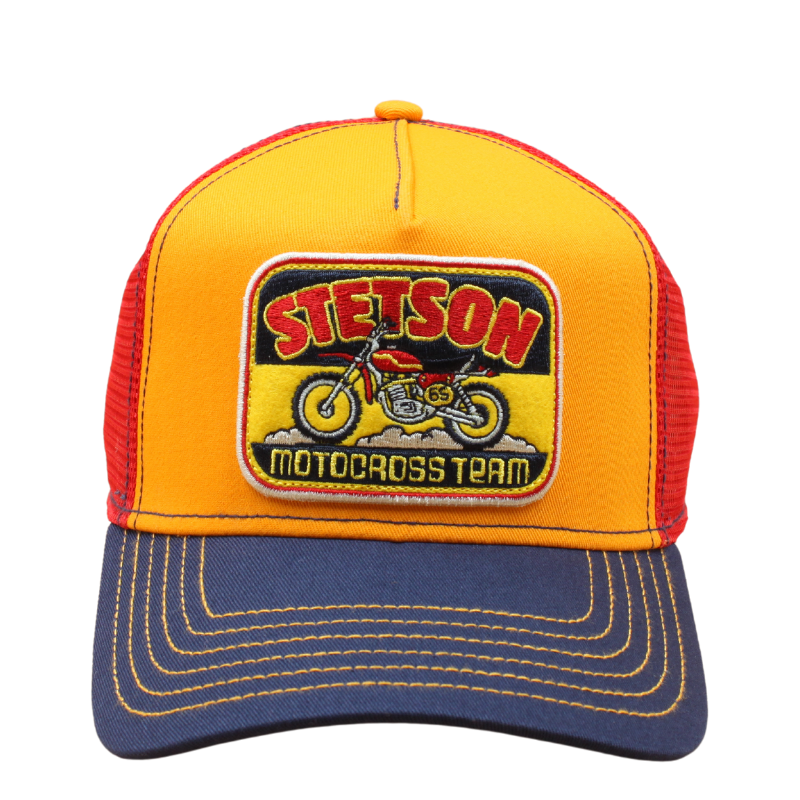 Stetson - Trucker Cap Motocross Team - Navy/Orange