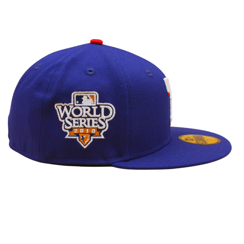 Texas Rangers Cooperstown 59Fifty Fitted World Series 2010 - Dark Royal Blue
