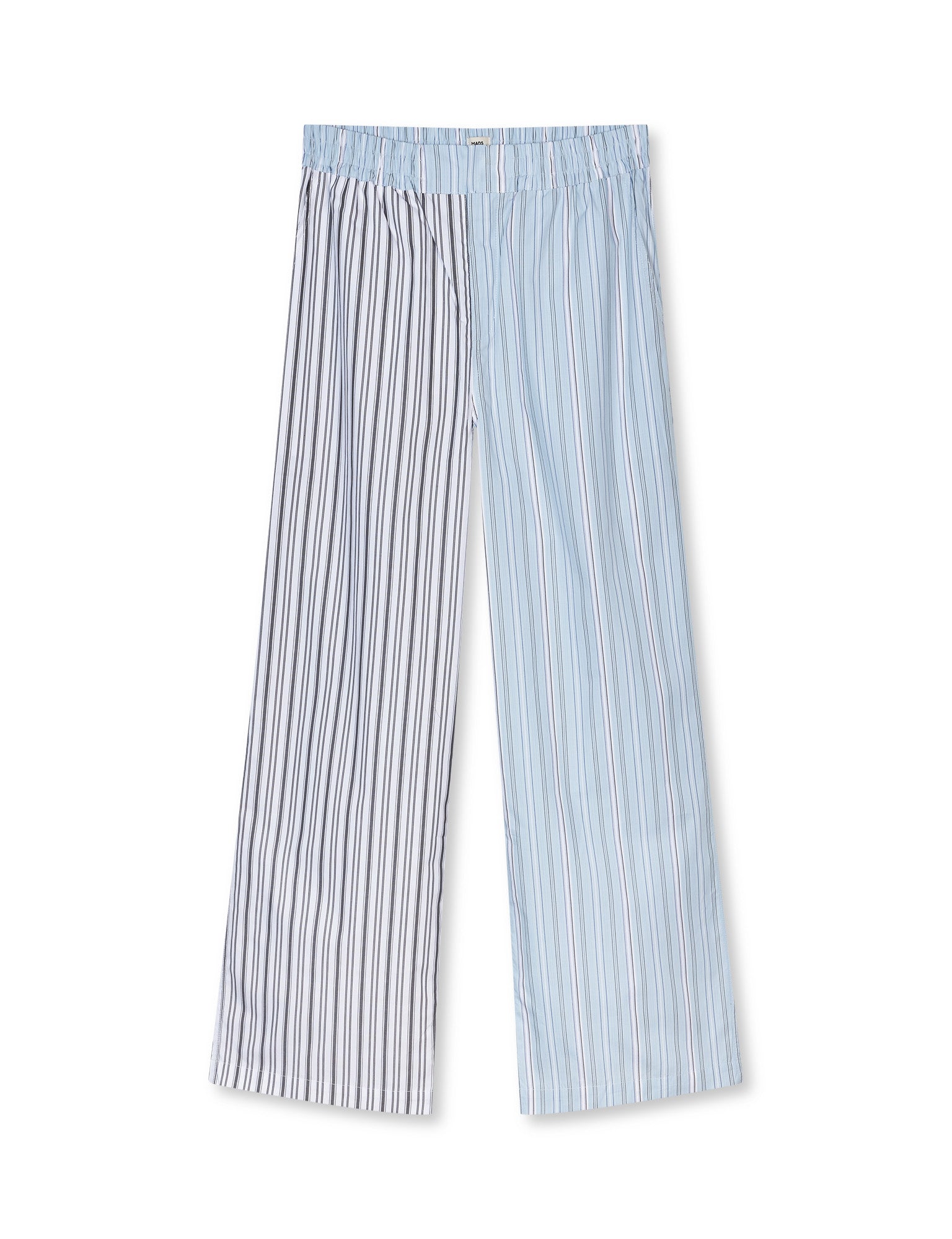 Yarpo Dagur Pants Block, Pinstripe Mix Mode
