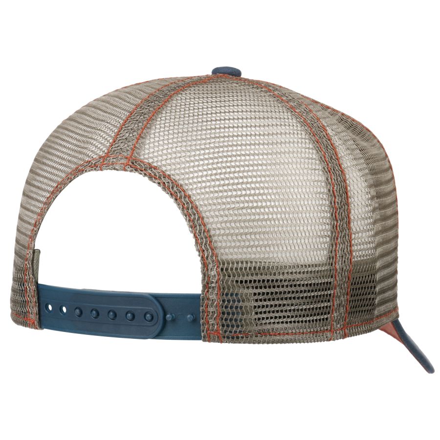 Canoe Trucker Cap - Red/Blue