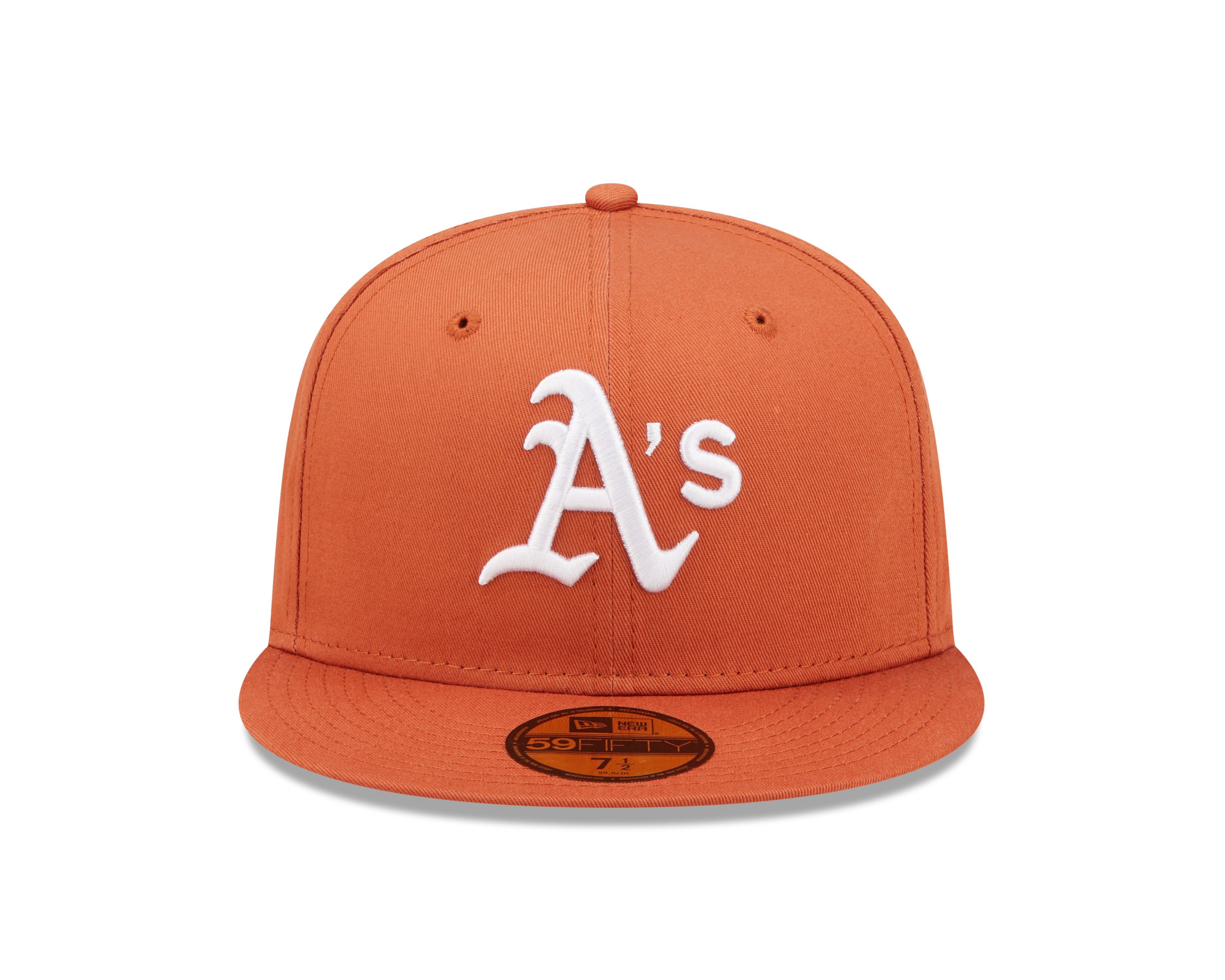 59Fifty Fitted Cap League Essential Oakland Athletics - Rust/White