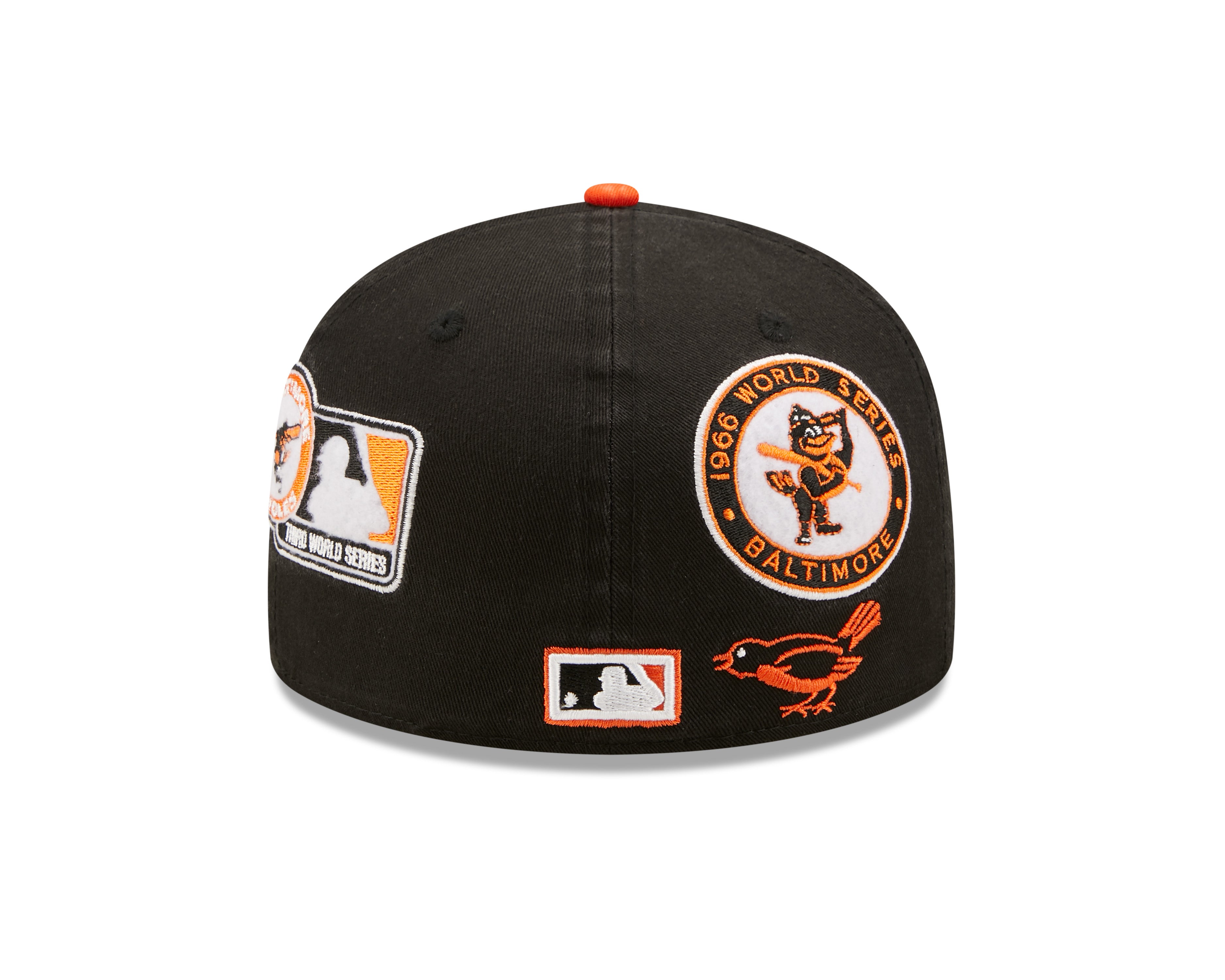Baltimore Orioles Cooperstown Patch 59FIFTY Cap - Sort/Orange