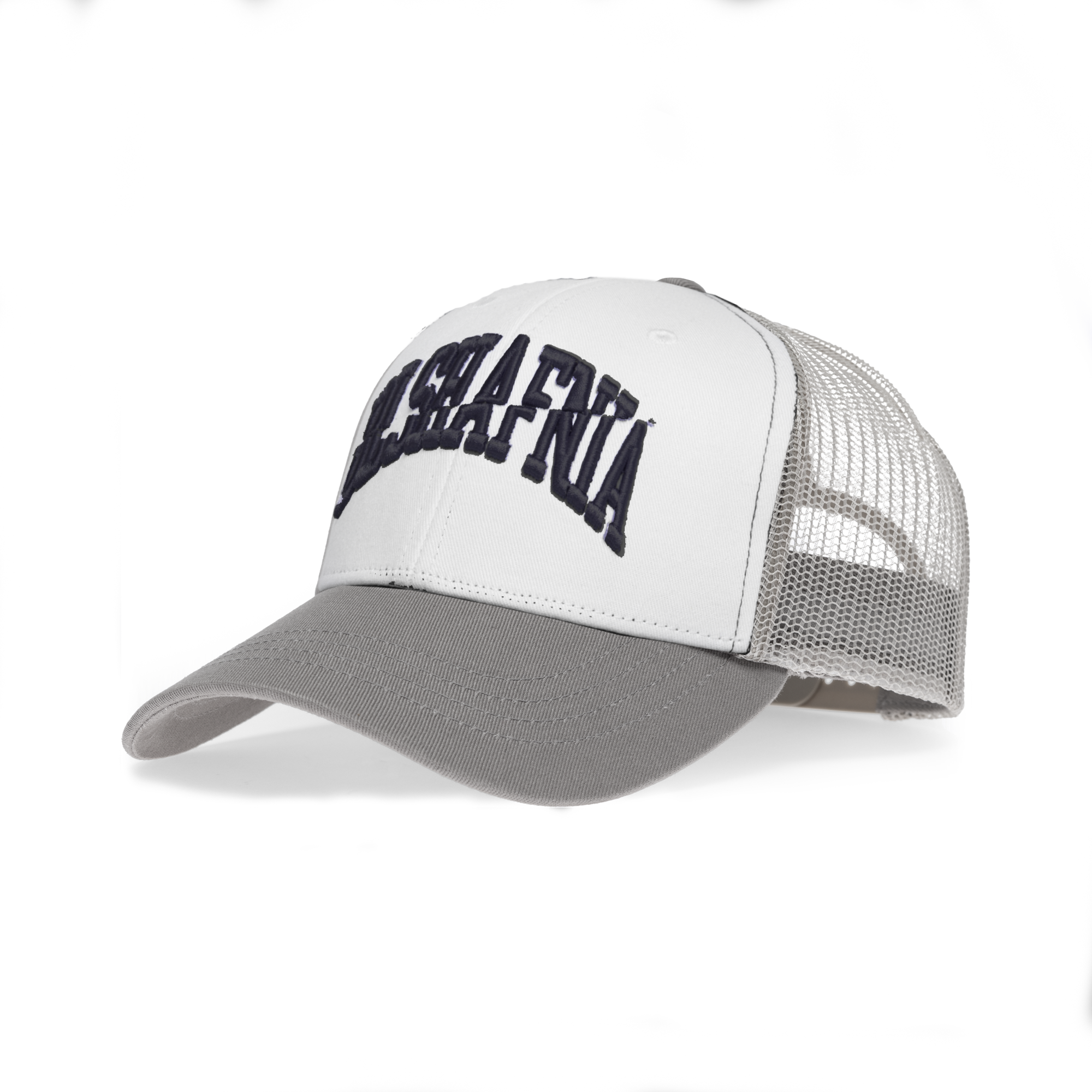 BLS - Dropout Trucker Cap - White/Grey
