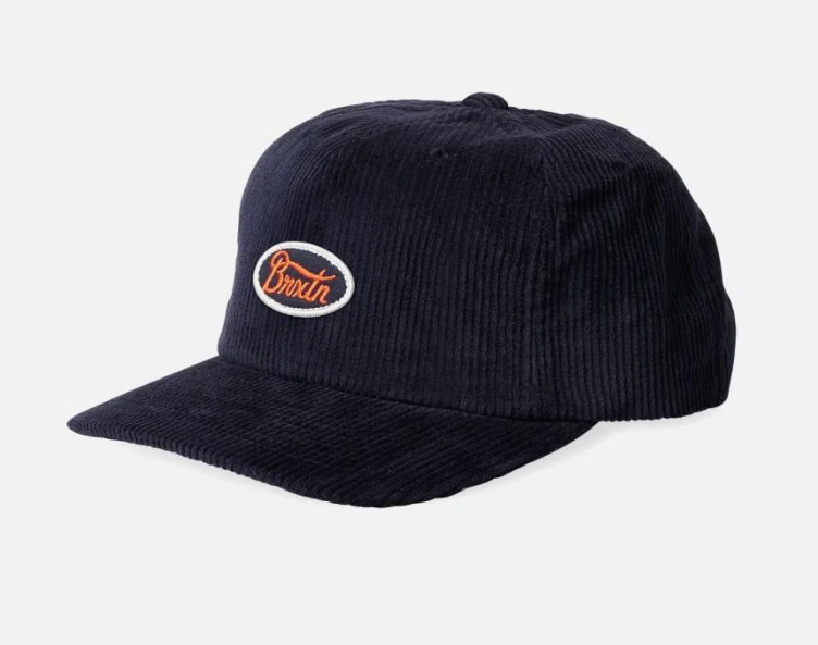 Brixton - Parsons LP Cap - Washed Navy/Caution Orange