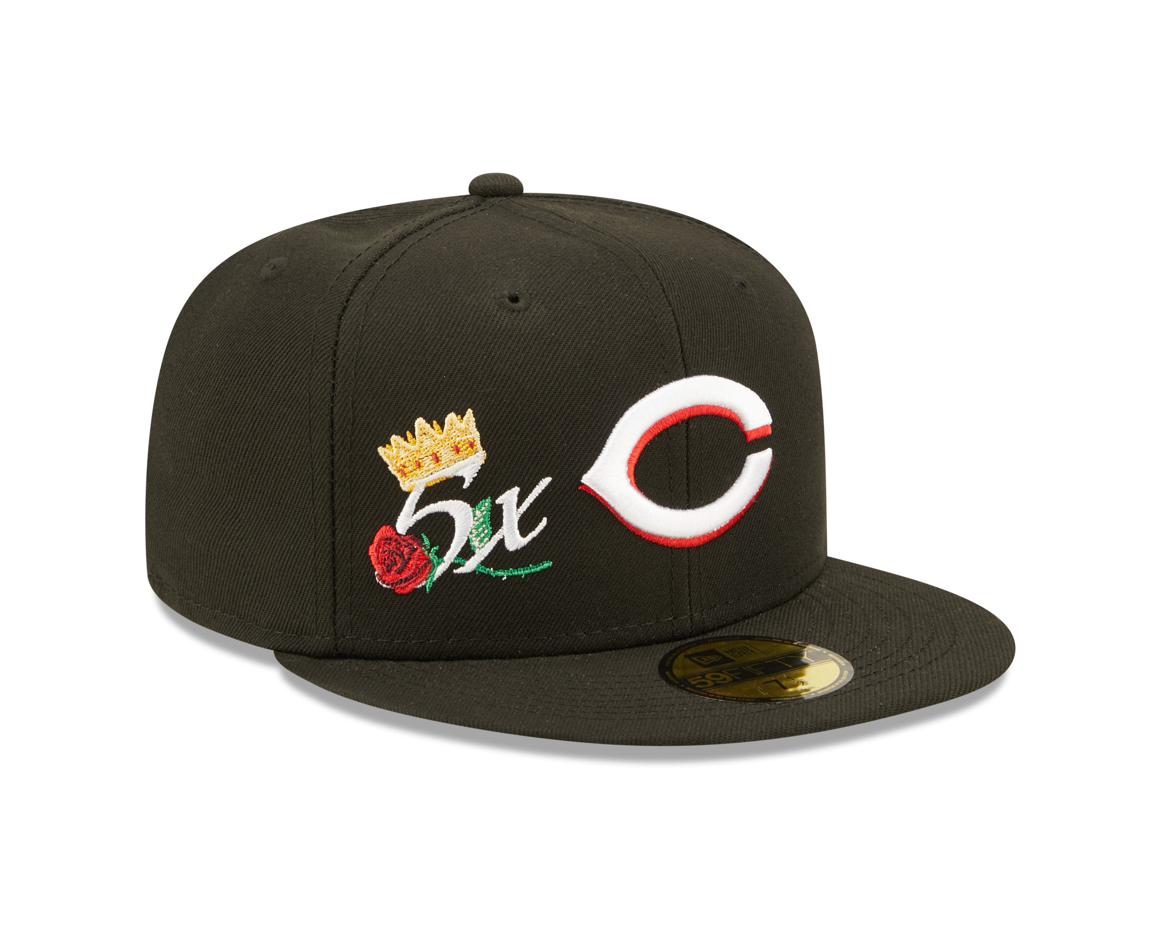 Cincinnati Reds CROWN CHAMPS 59Fifty Fitted Cap - OTC