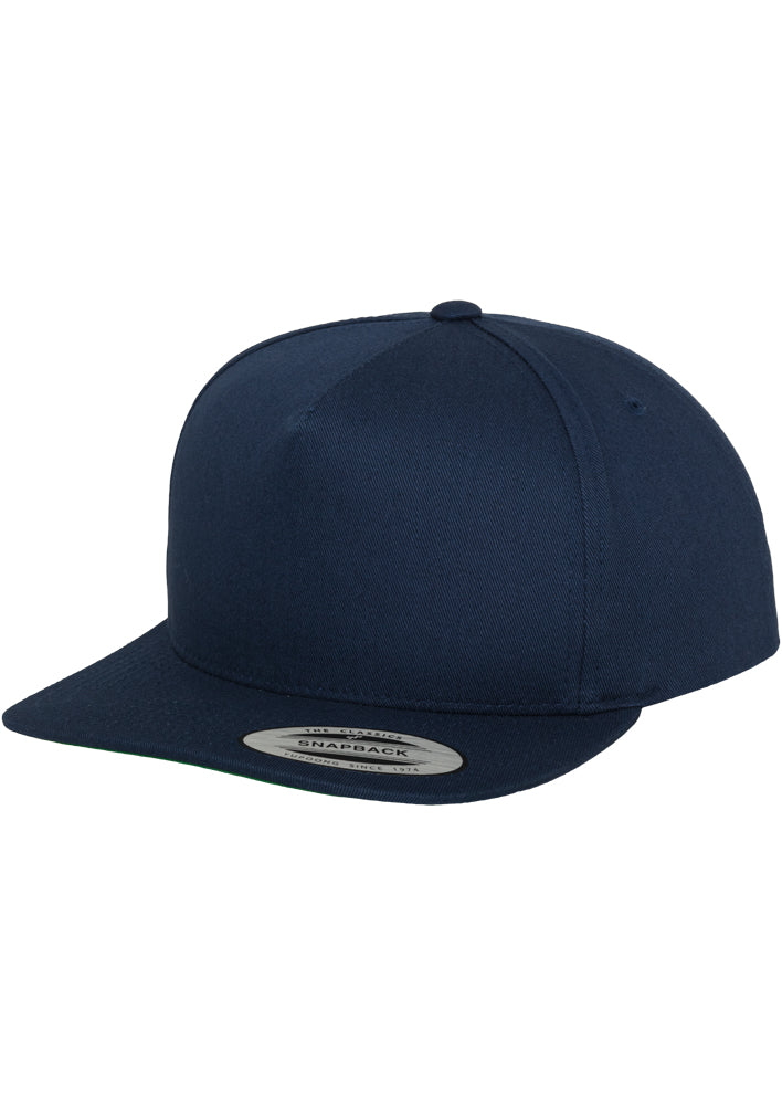 Classic 5-Panel Snapback - Navy