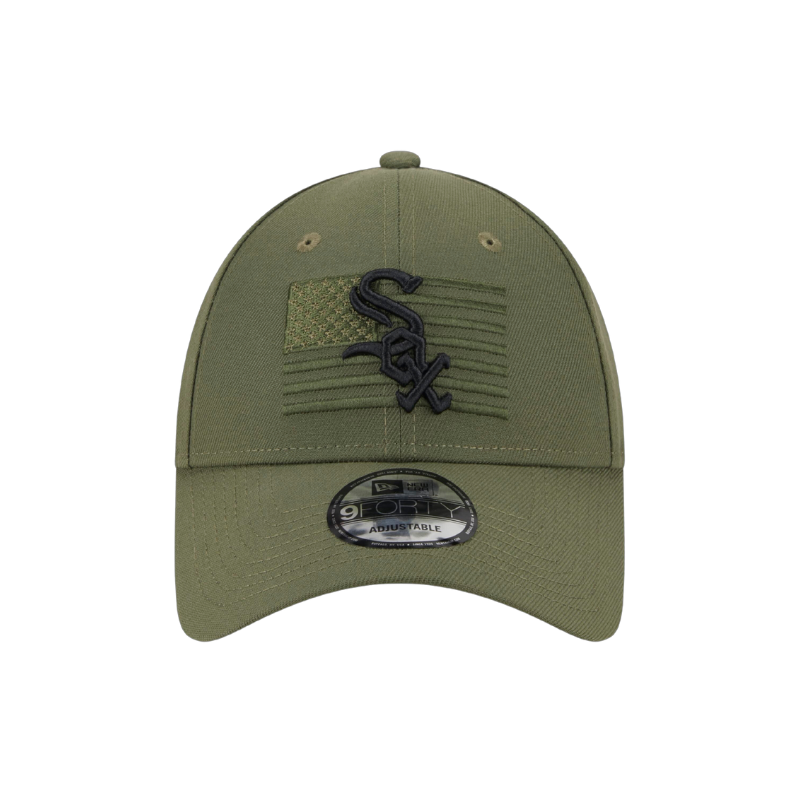 chicago-white-sox-9forty-armed-forces-2023-olive_3.png Chicago White Sox 9Forty Armed Forces 2023 - Olive