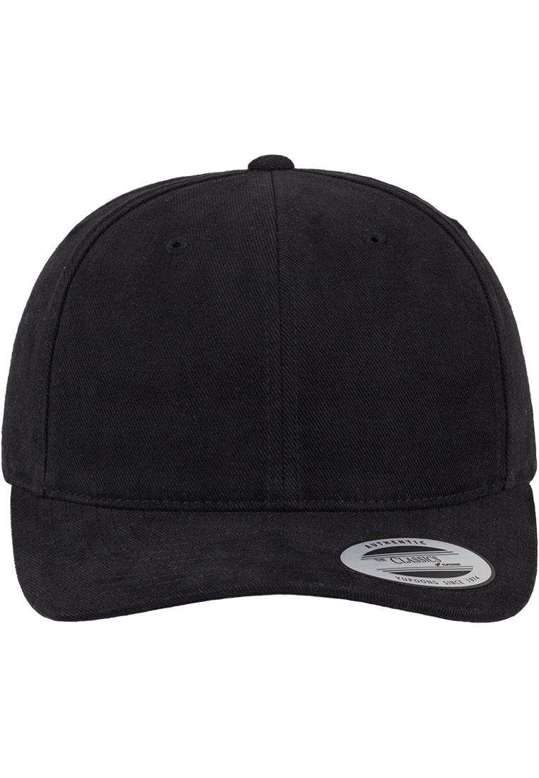 Brushed Cotton Twill Mid-Profile - Black Rabat