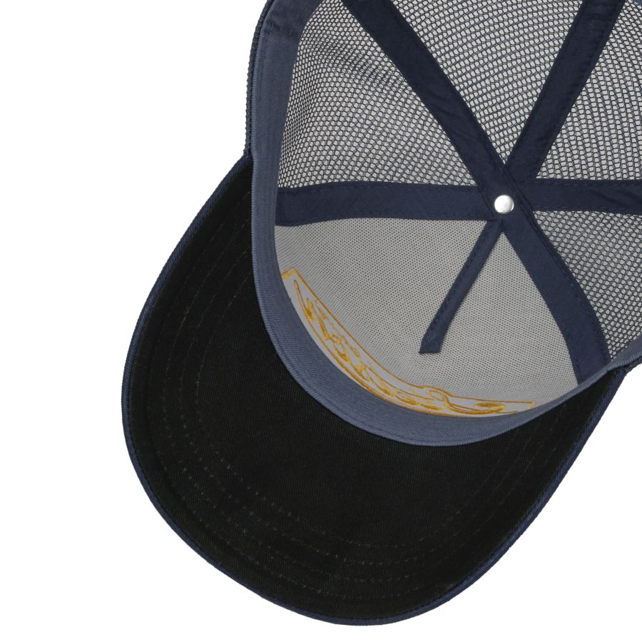 American Heritage Trucker Cap - White/Navy