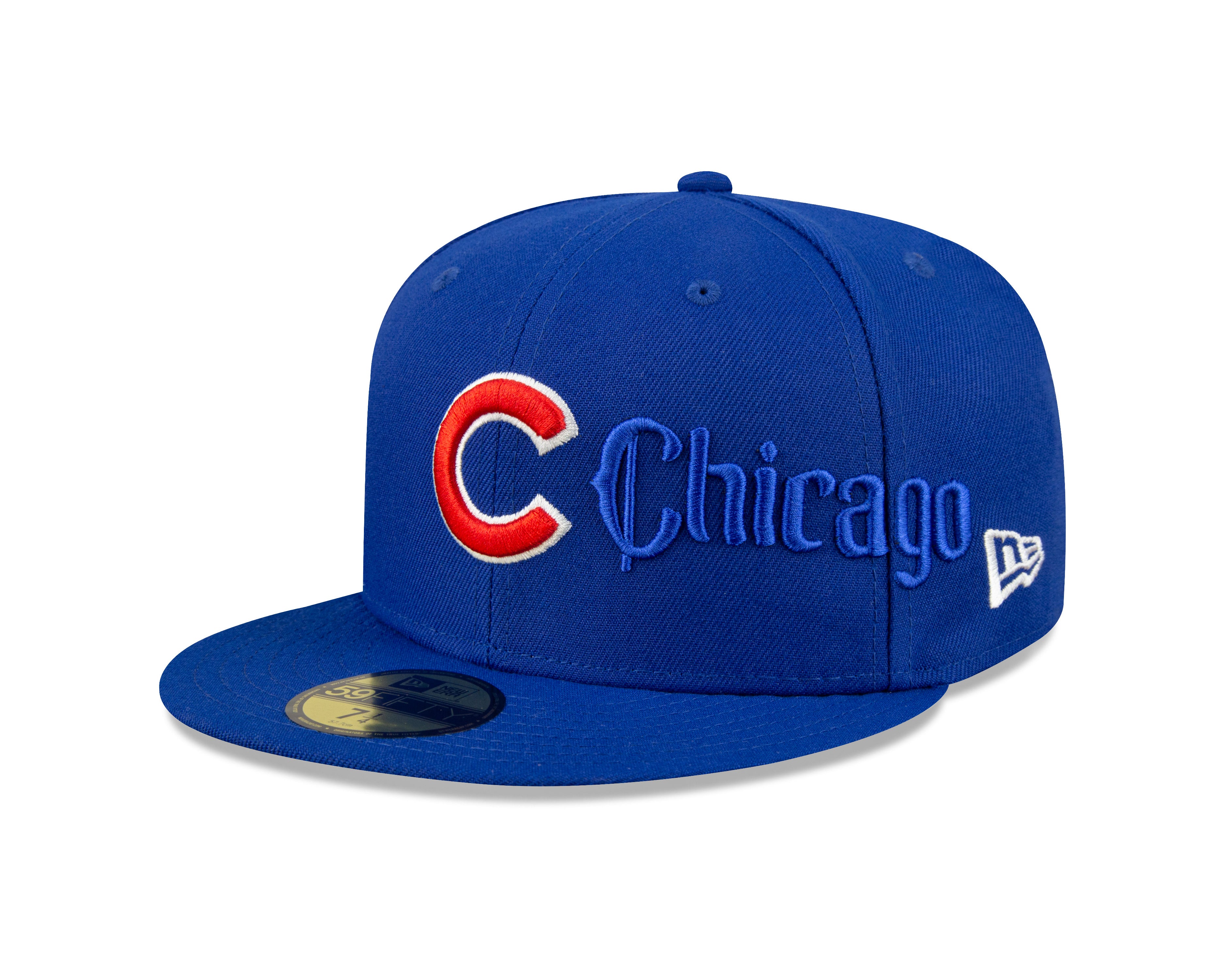 Chicago Cubs Script 59Fifty Fitted Cap - Blue