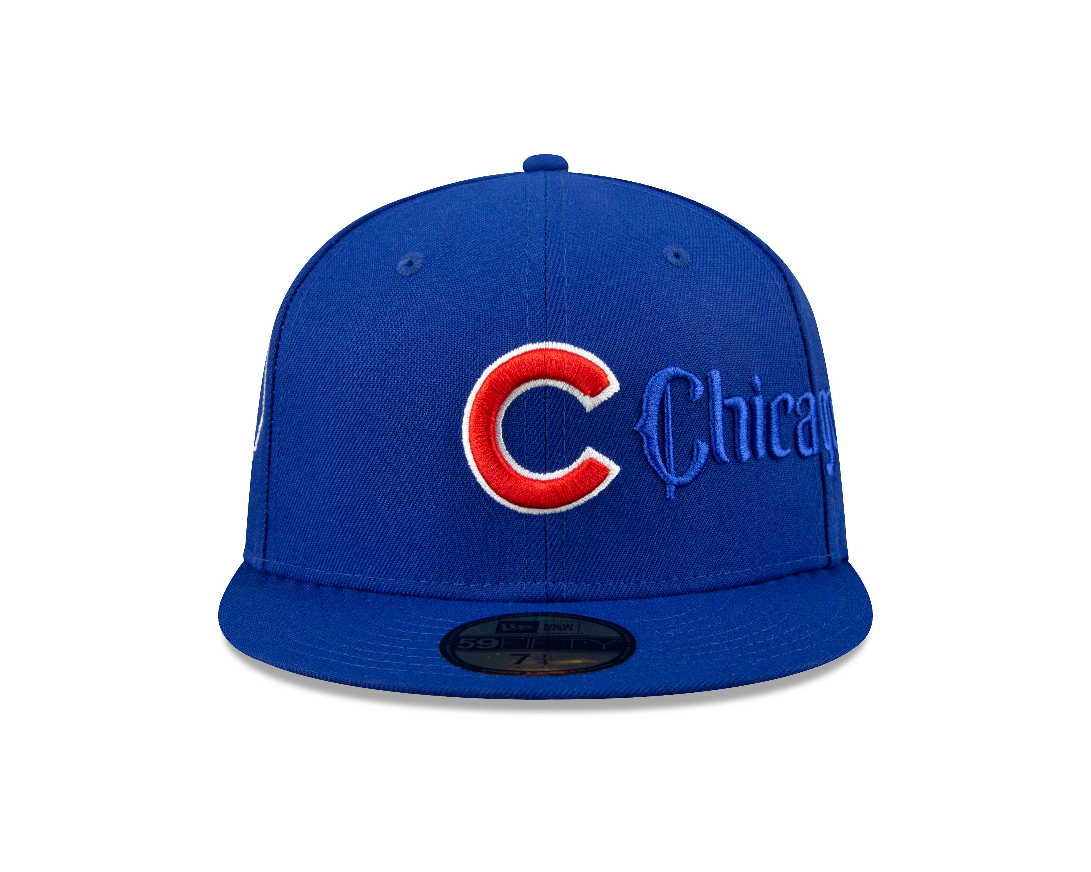 Chicago Cubs Script 59Fifty Fitted Cap - Blue