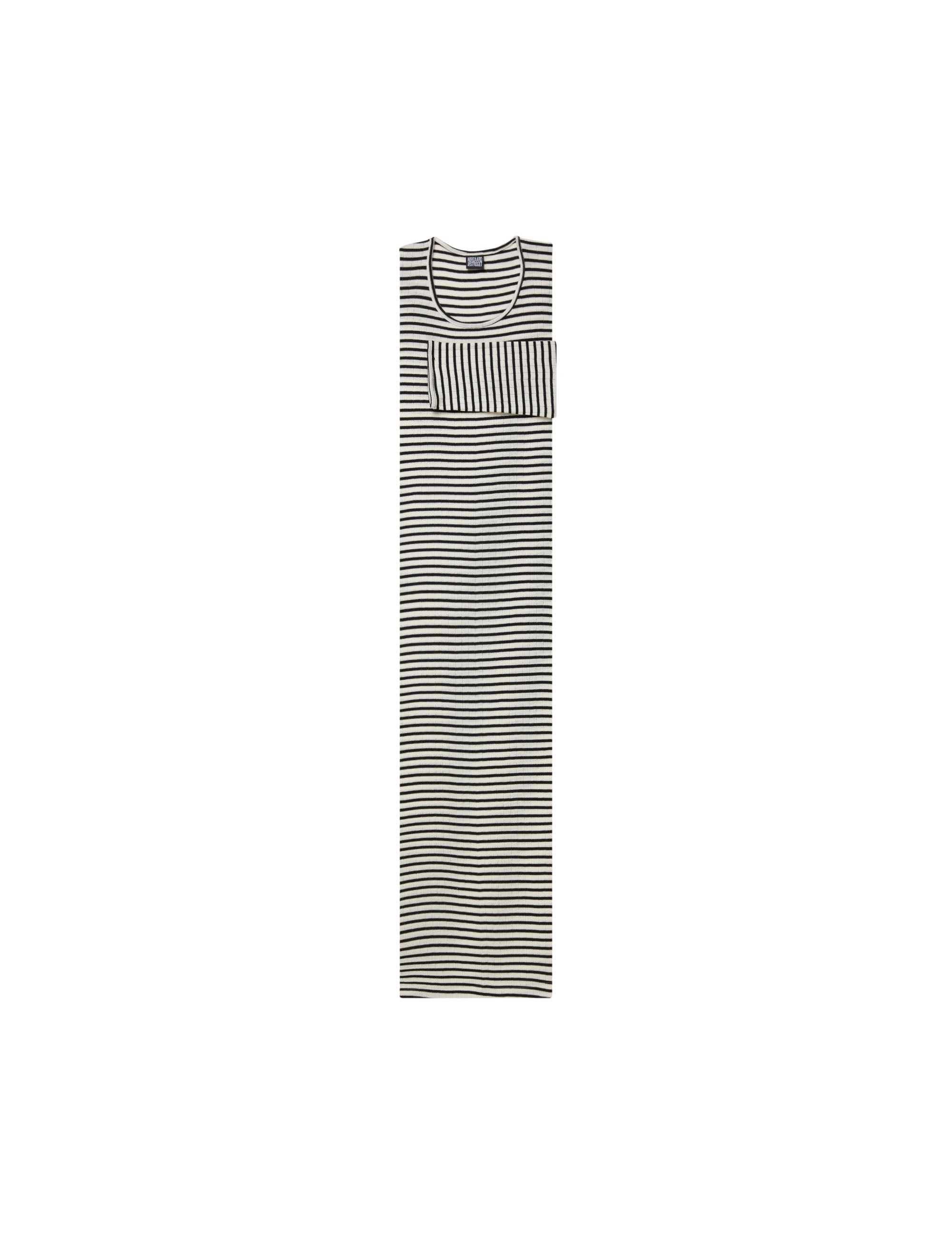 NPS John Dress NPS Stripes, Ecru/Black Rabat