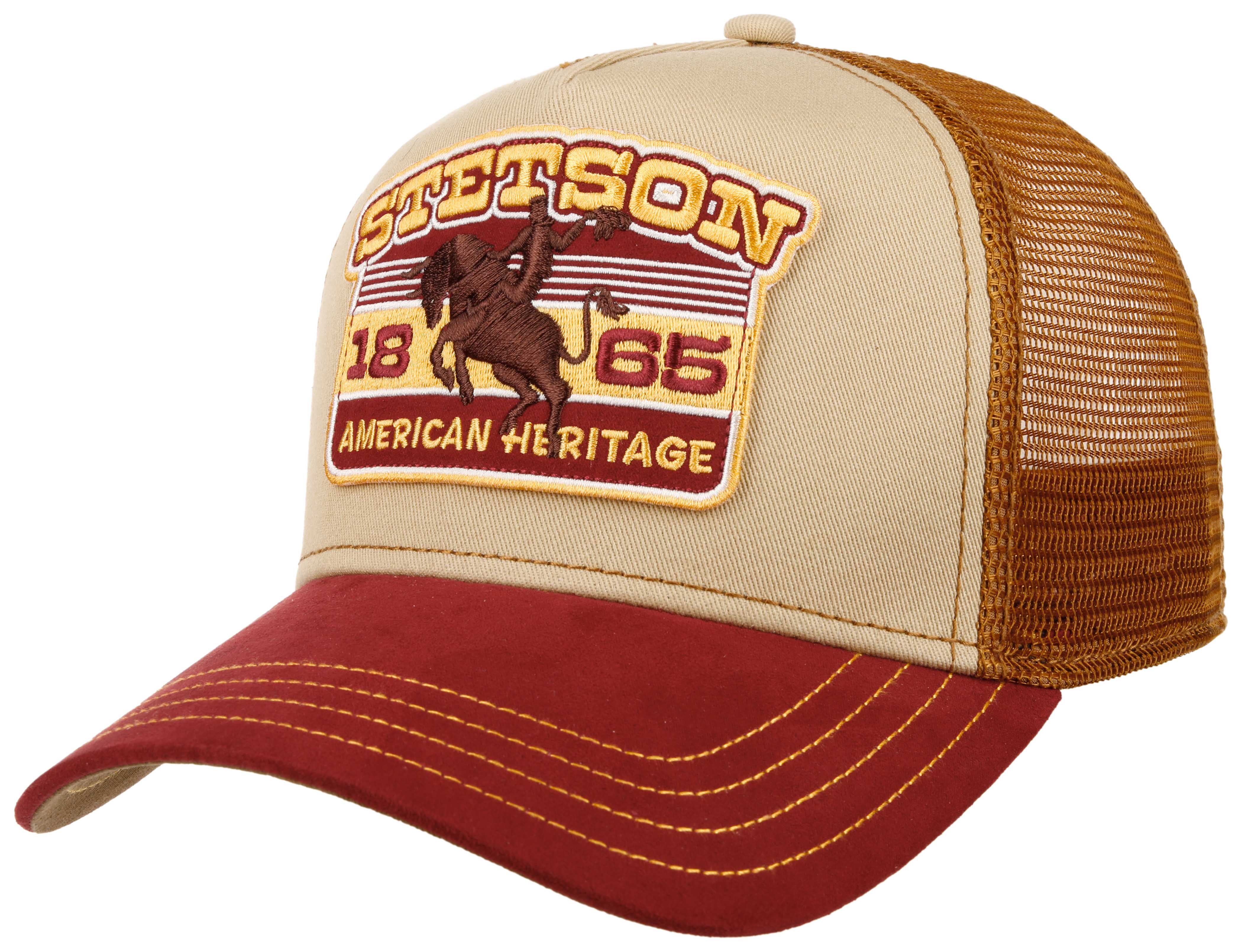 Stetson - Rodeo - Trucker Cap - Khaki/Red