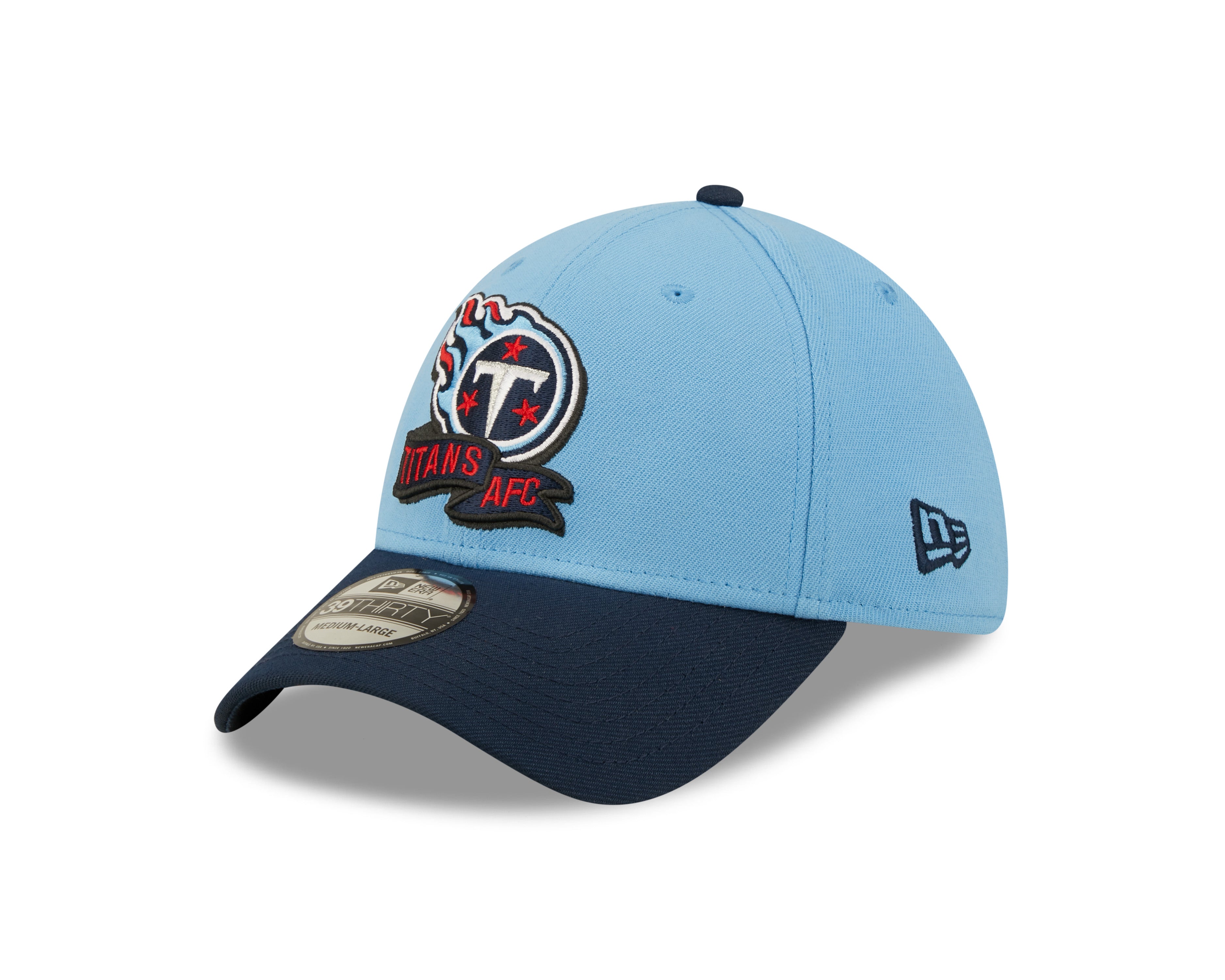 Tennessee Titans NFL Sideline 2022 39THIRTY Stretch Fit Cap - Blue Mode