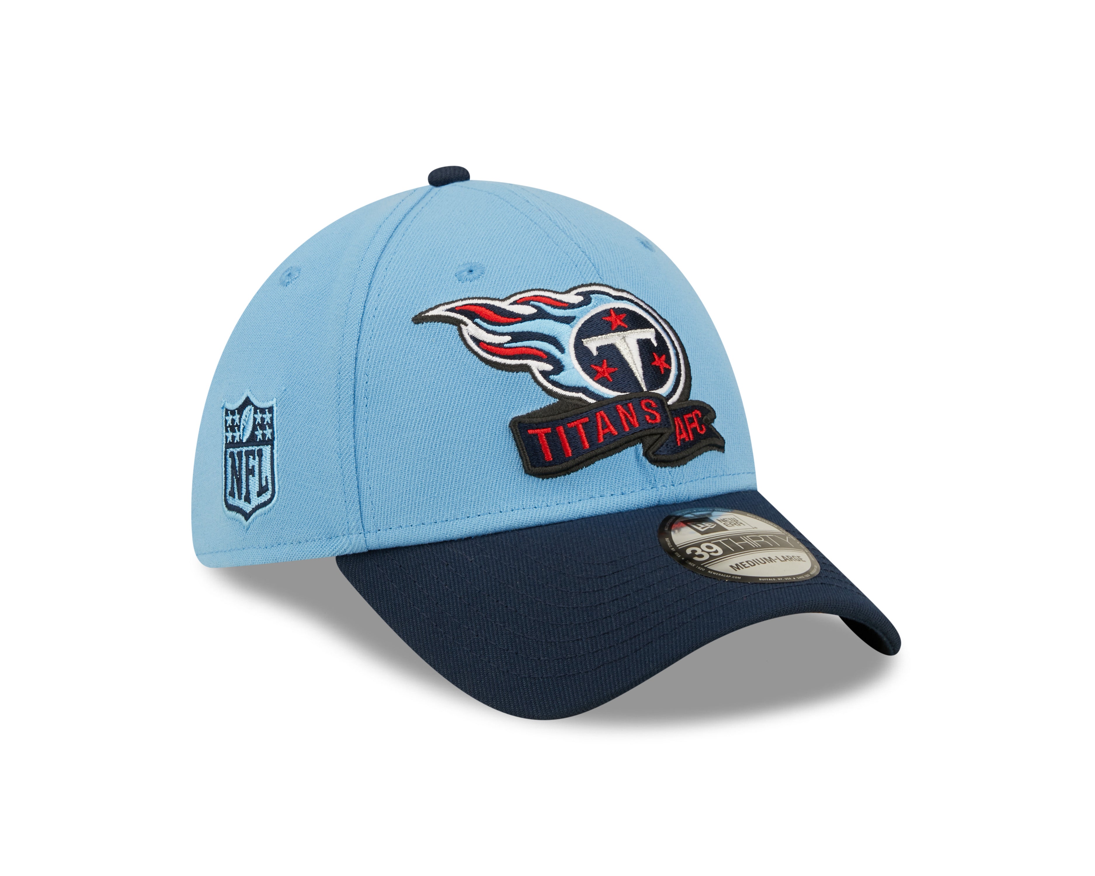 Tennessee Titans NFL Sideline 2022 39THIRTY Stretch Fit Cap - Blue Mode