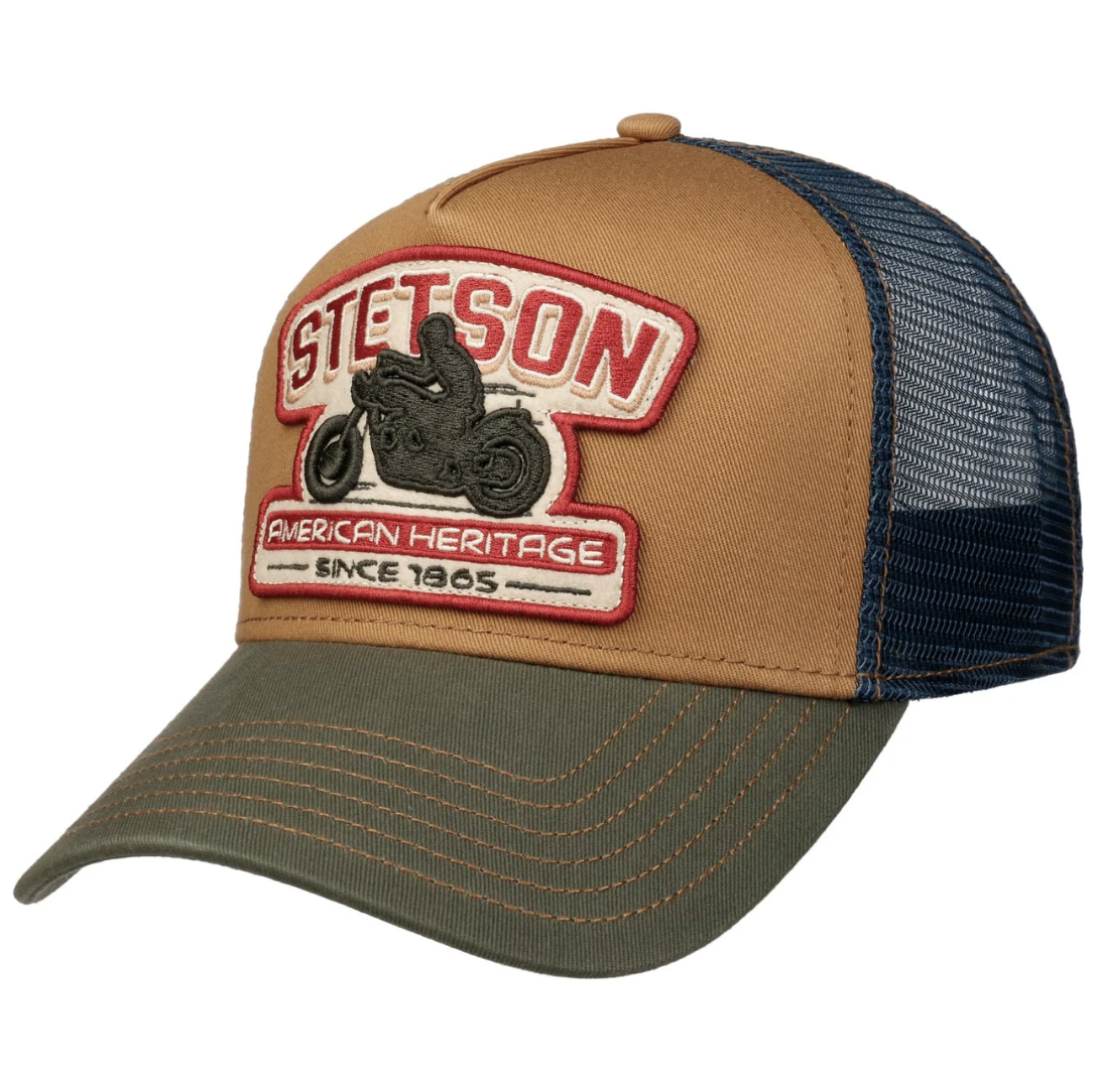 Stetson - Motorcycle Trucker Cap - Brown