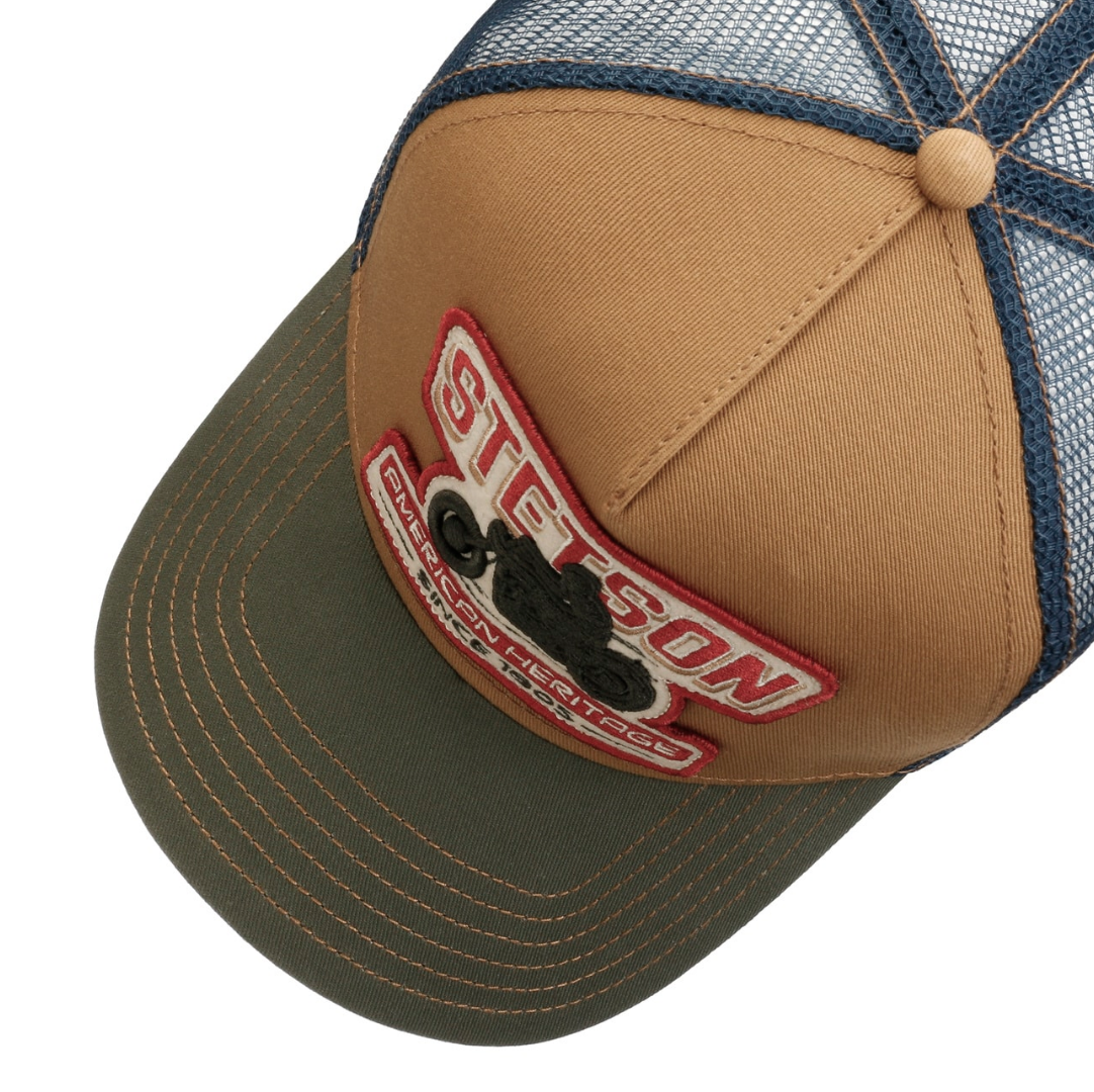 Stetson - Motorcycle Trucker Cap - Brown