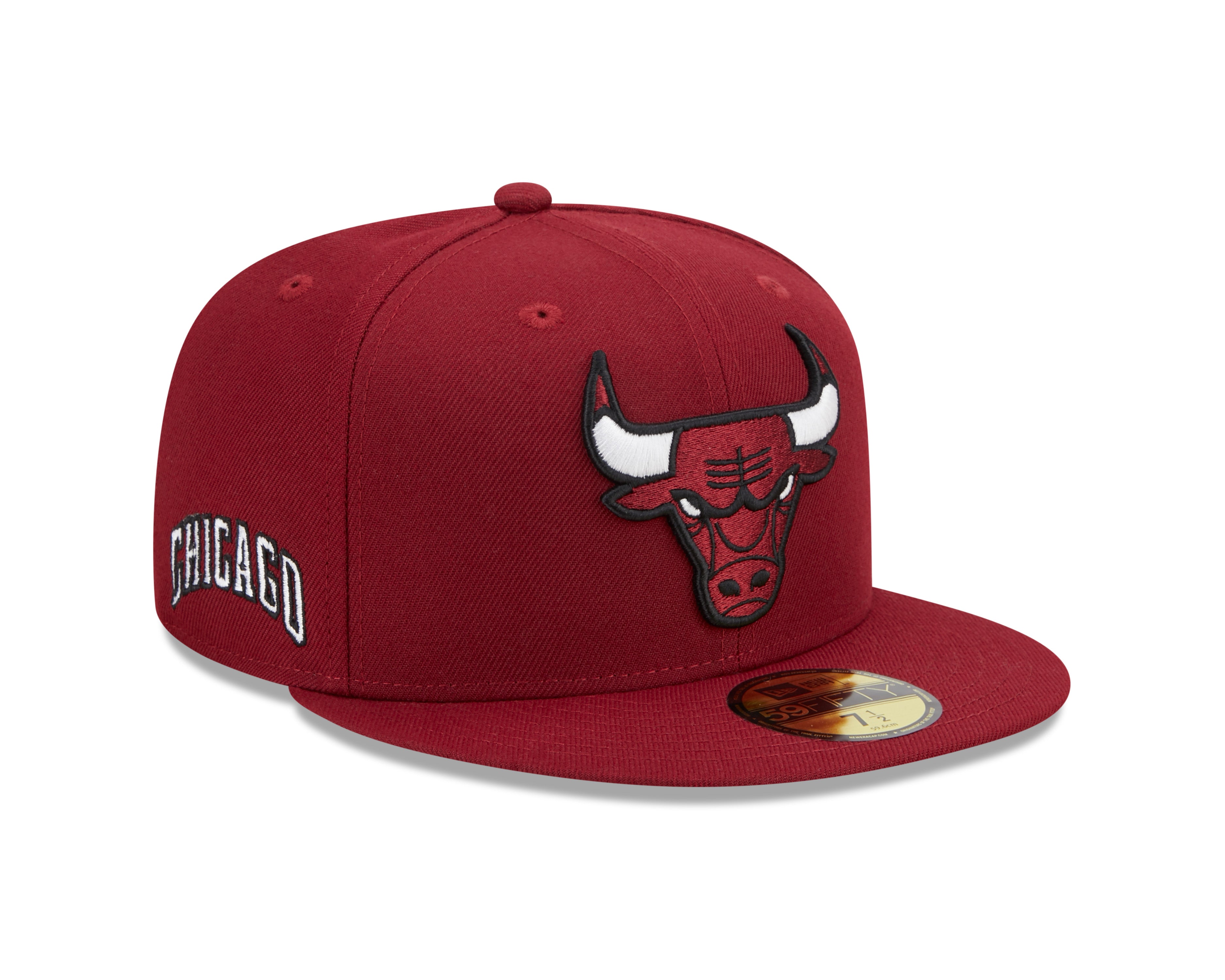 59Fifty Fitted Cap NBA Chicago Bulls Alternate - Cardinal Udsalg