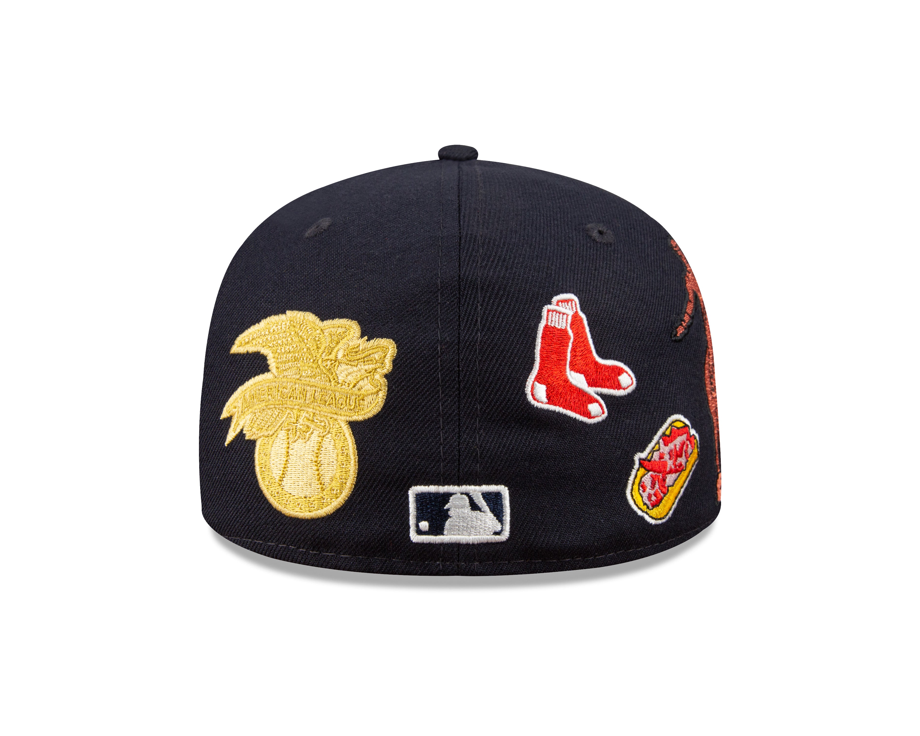 Boston Red Sox Script 59Fifty Fitted Cap - Navy