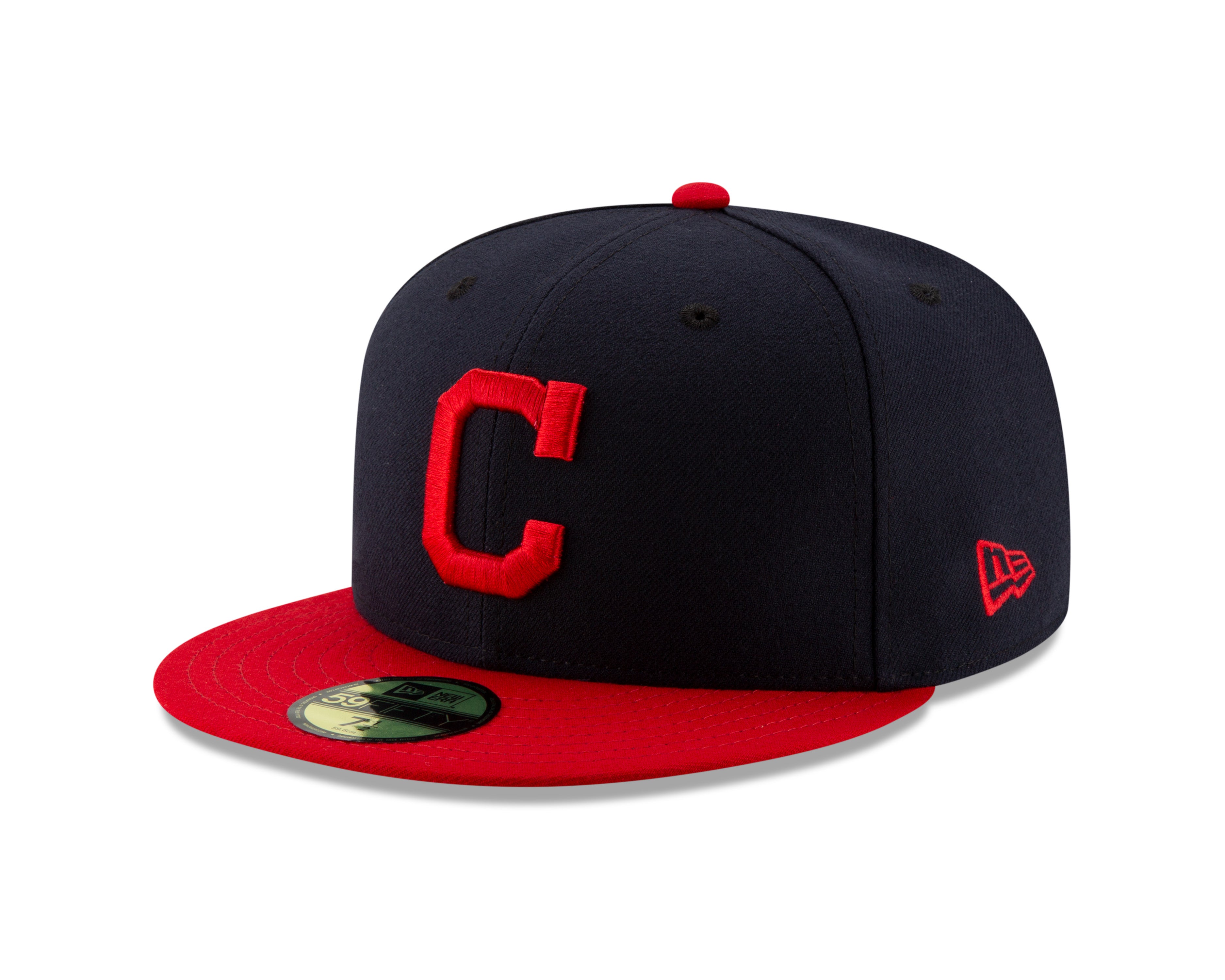 Cleveland Indians 59Fifty Fitted Cap - Navy/Rød