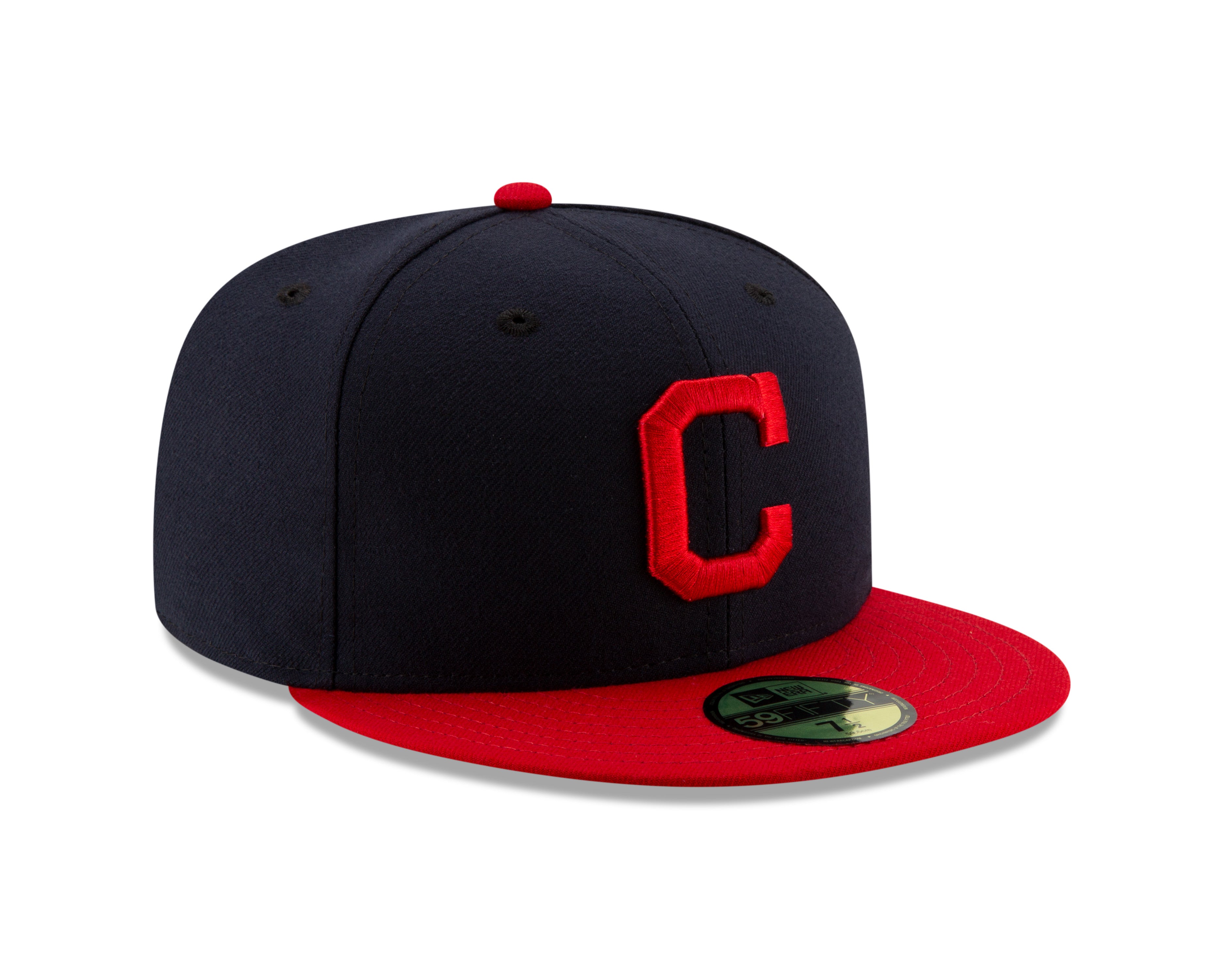 Cleveland Indians 59Fifty Fitted Cap - Navy/Rød