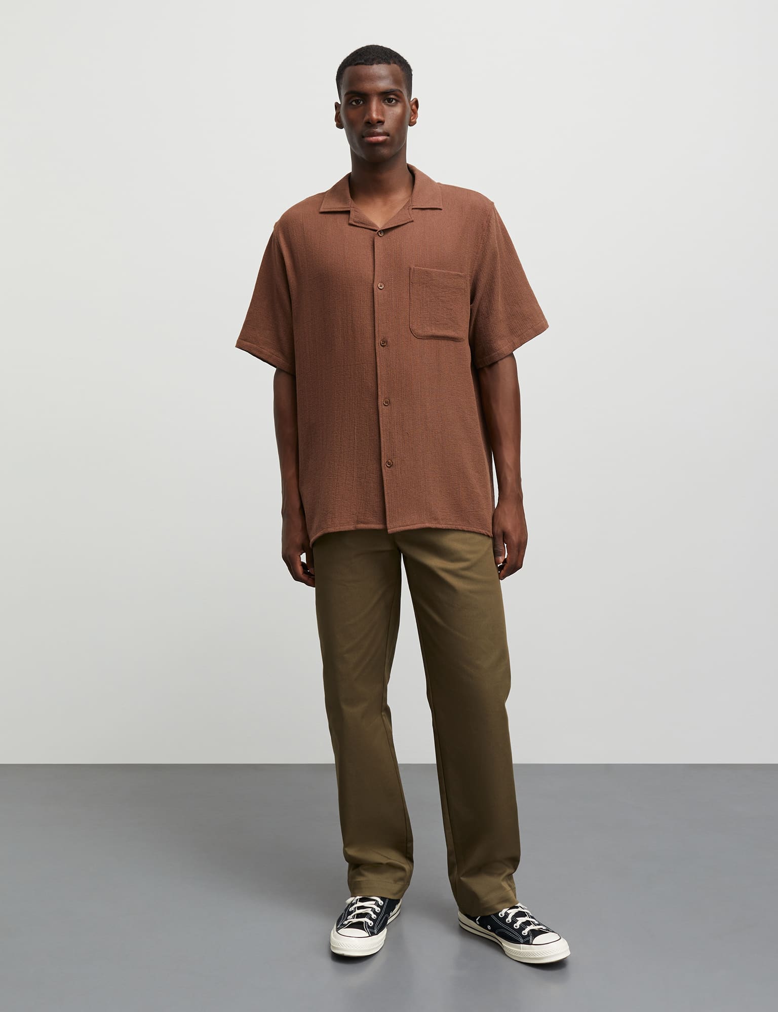 Texture Kenji Shirt SS, Chicory Coffee