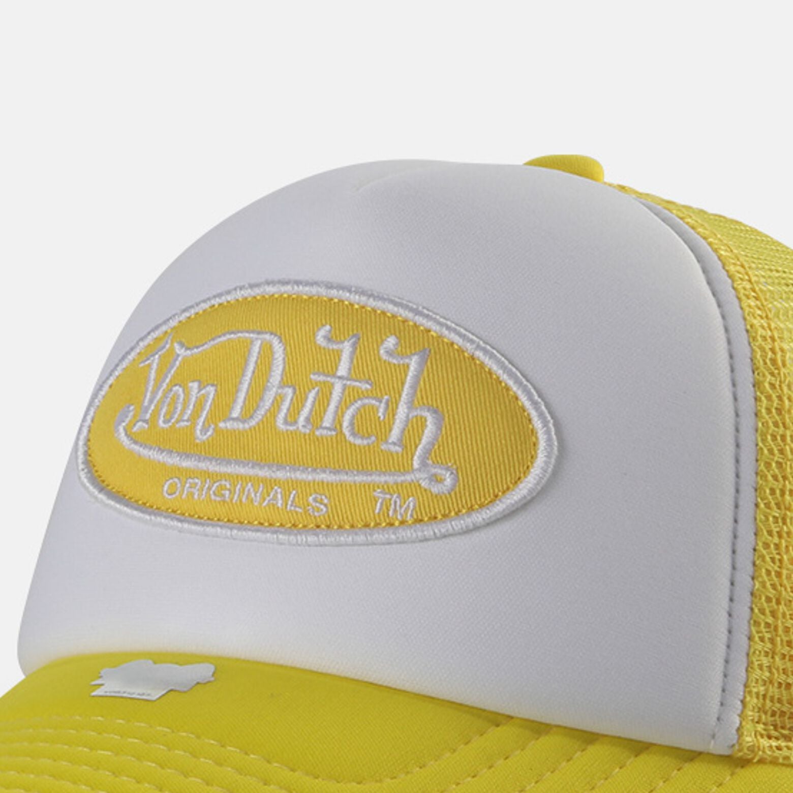 Von Dutch Tampa Trucker Cap - White/Yellow