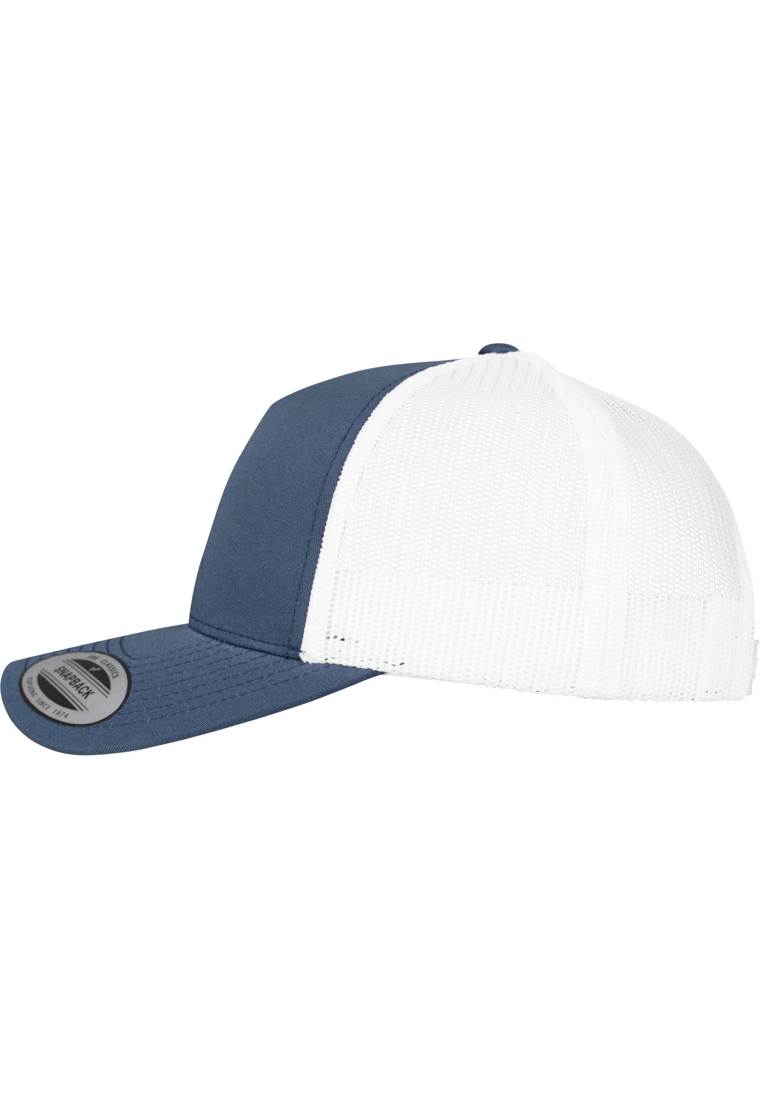 5-Panel Retro Trucker 2-Tone Cap - Navy/White