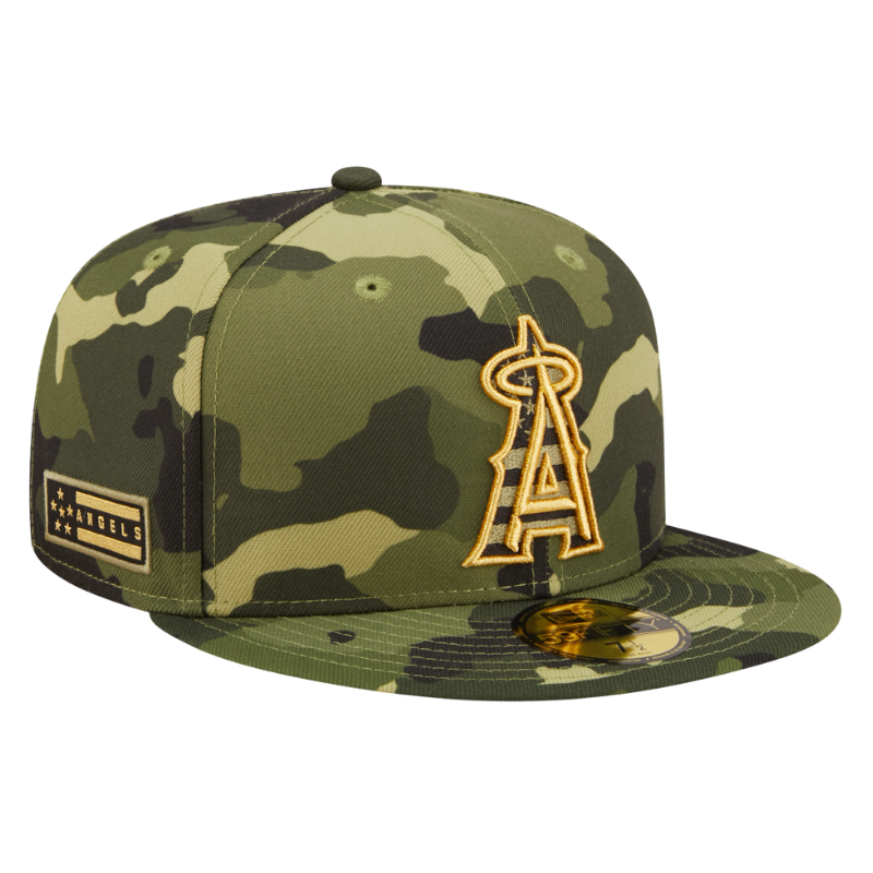 59fifty Fitted Cap Anaheim Angels Armed Forces (2022) - Camo