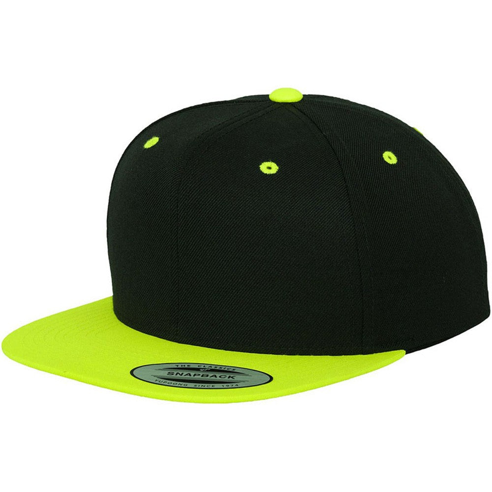 Classic Snapback 2-Tone - Black/Neon Yellow