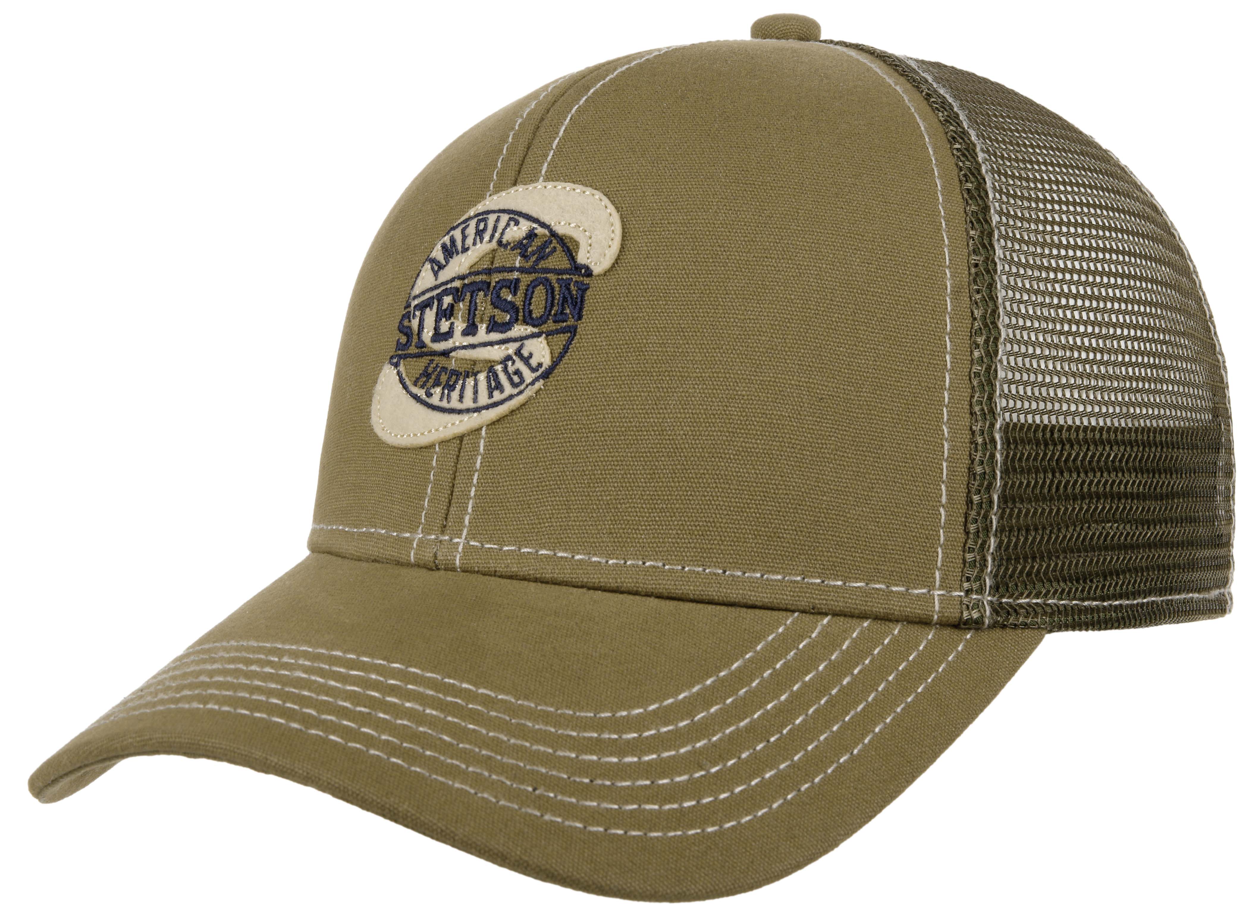 Stetson - Baseball Trucker Cap - Stamp - Olive