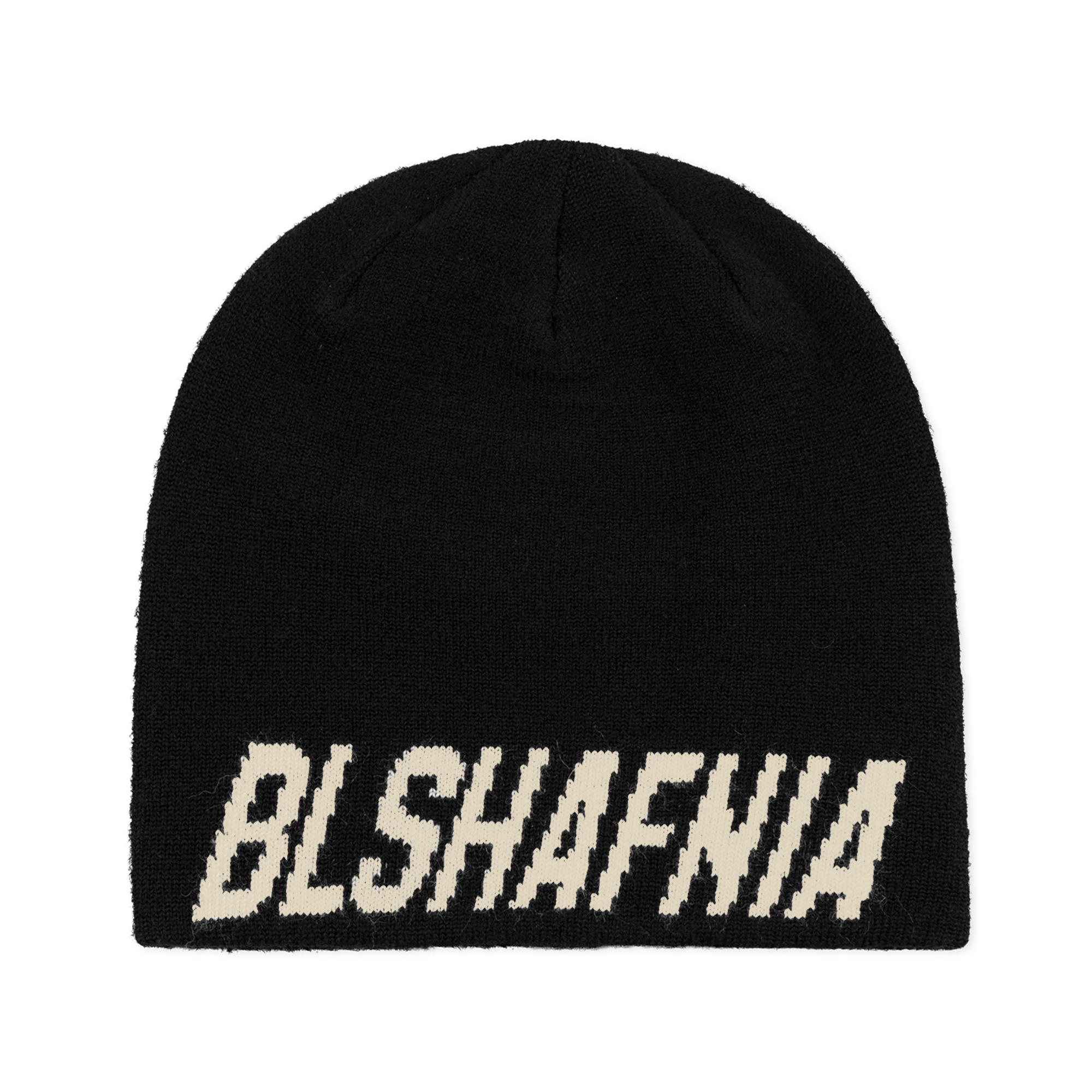 BLS - George Beanie - Black/Off White Rabat