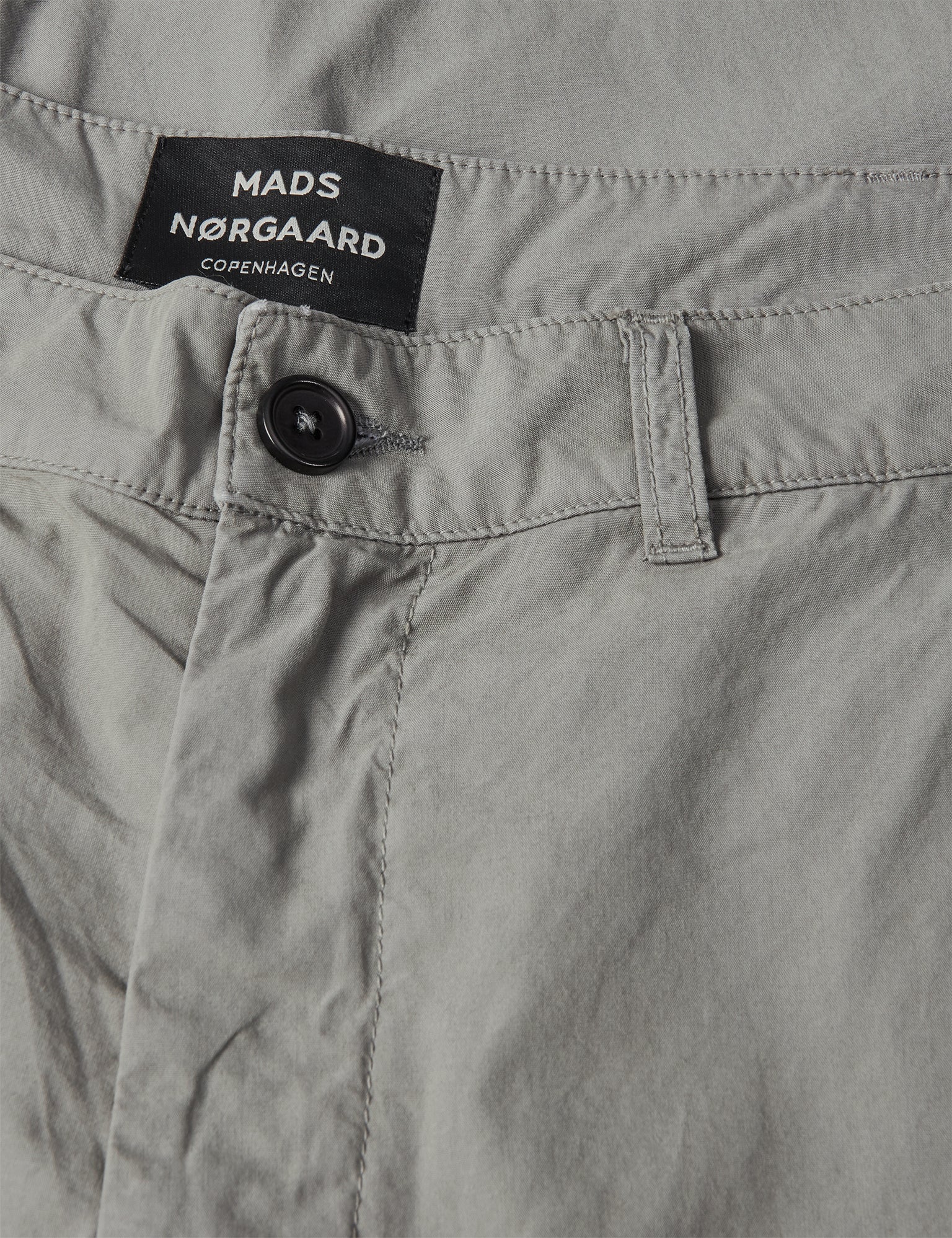 Dyed Poplin Walter Pants, Moon Mist på udsalg