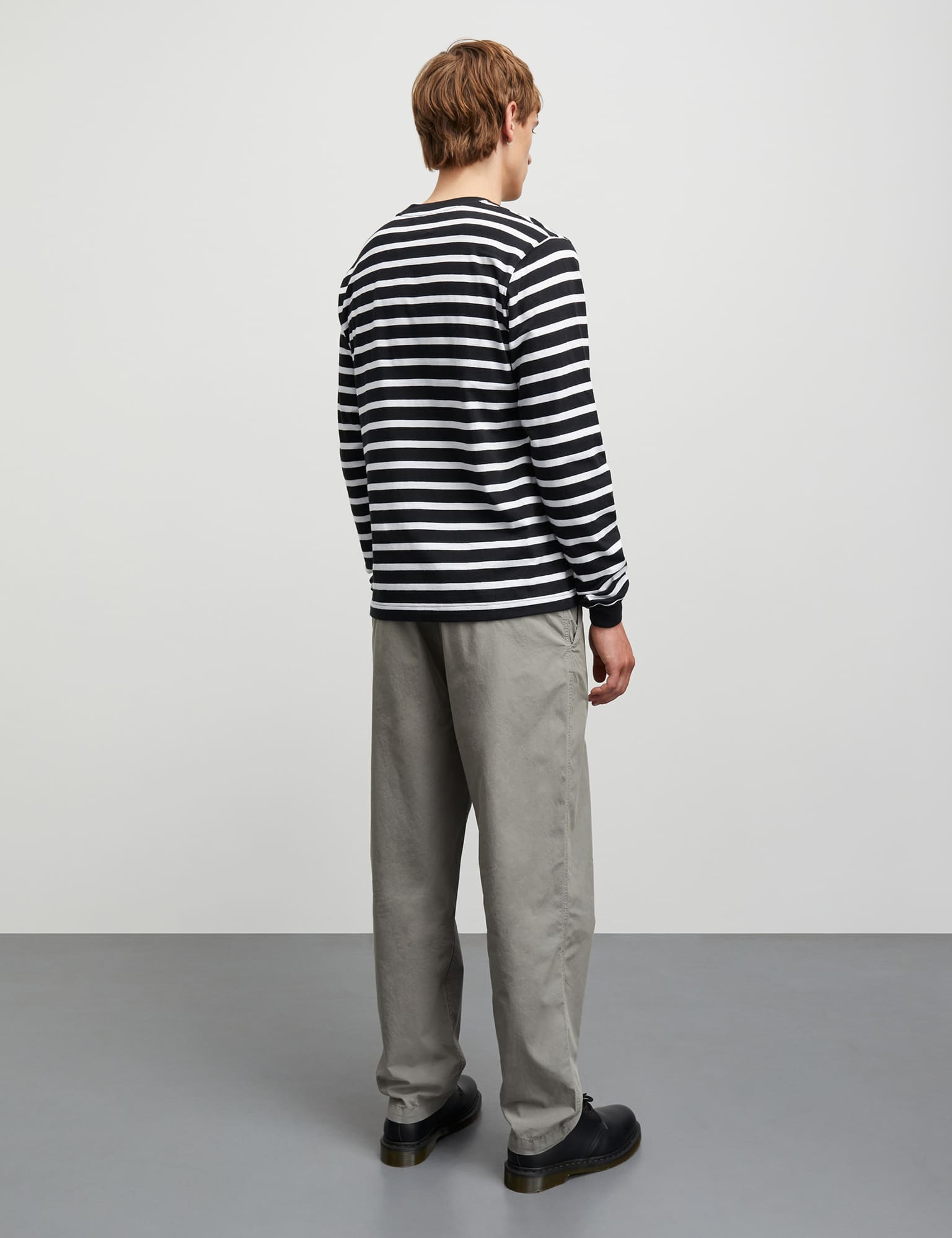 Dyed Poplin Walter Pants, Moon Mist på udsalg