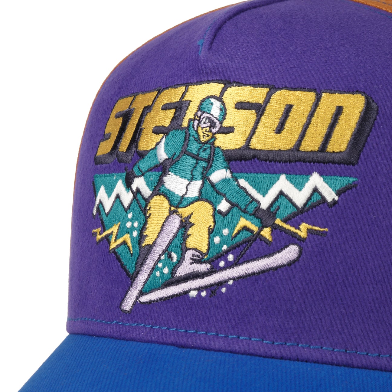 Stetson - Trucker Cap - Ski - Purple/Blue/Orange