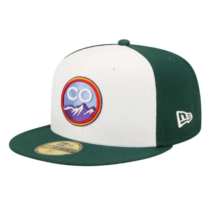 Colorado Rockies 59Fifty Fitted Cap City Connection - Dark Green/White