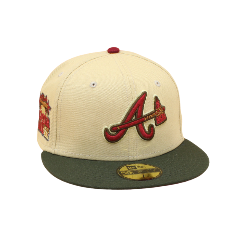 Atlanta Braves Cooperstown 59Fifty Fitted All Star Game 2000 - Vegas Gold/Dark Green Online salg
